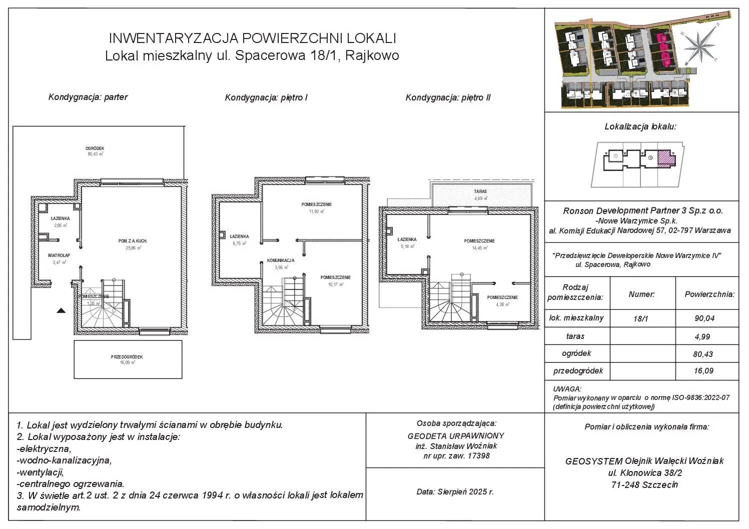 Nowe Warzymice – inwestycja Ronson - lokal 30_02B, budynek 30