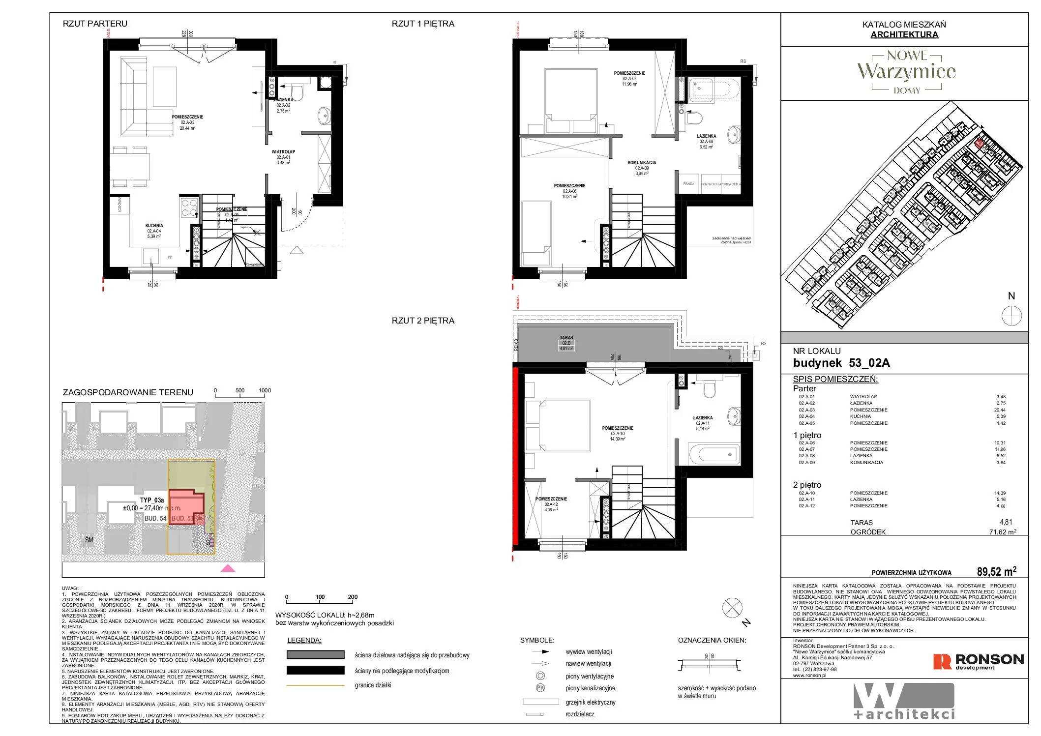 Nowe Warzymice – inwestycja Ronson - lokal 53_02A, budynek 53