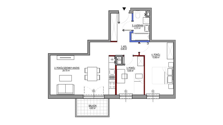 Zielono Mi – inwestycja Ronson - lokal B017, budynek B