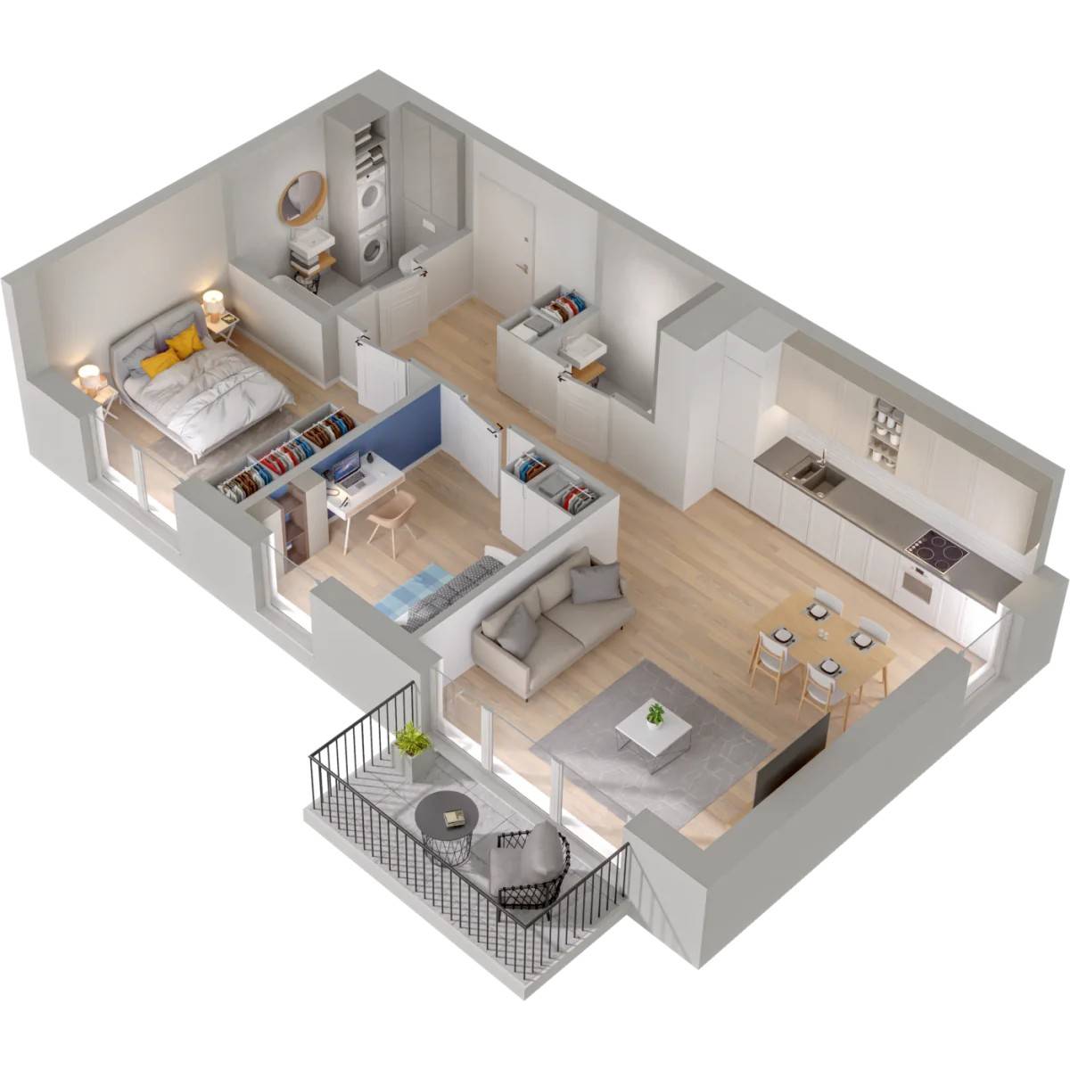 Welocity Wiczlino – inwestycja Hossa - lokal WW/B4/24, budynek B4