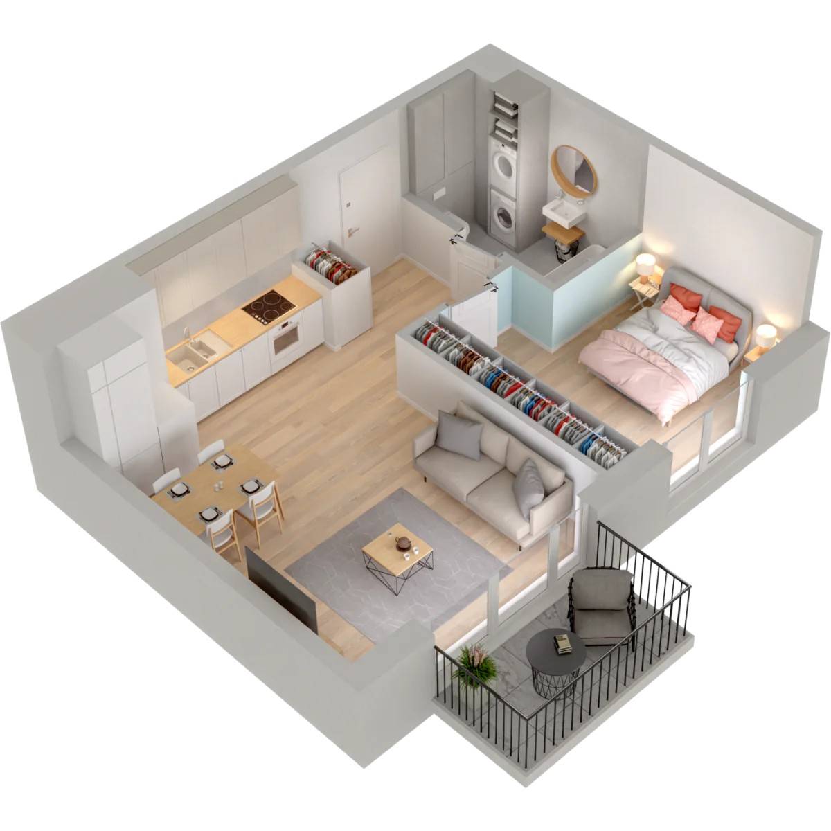 Welocity Wiczlino – inwestycja Hossa - lokal WW/B4/35, budynek B4