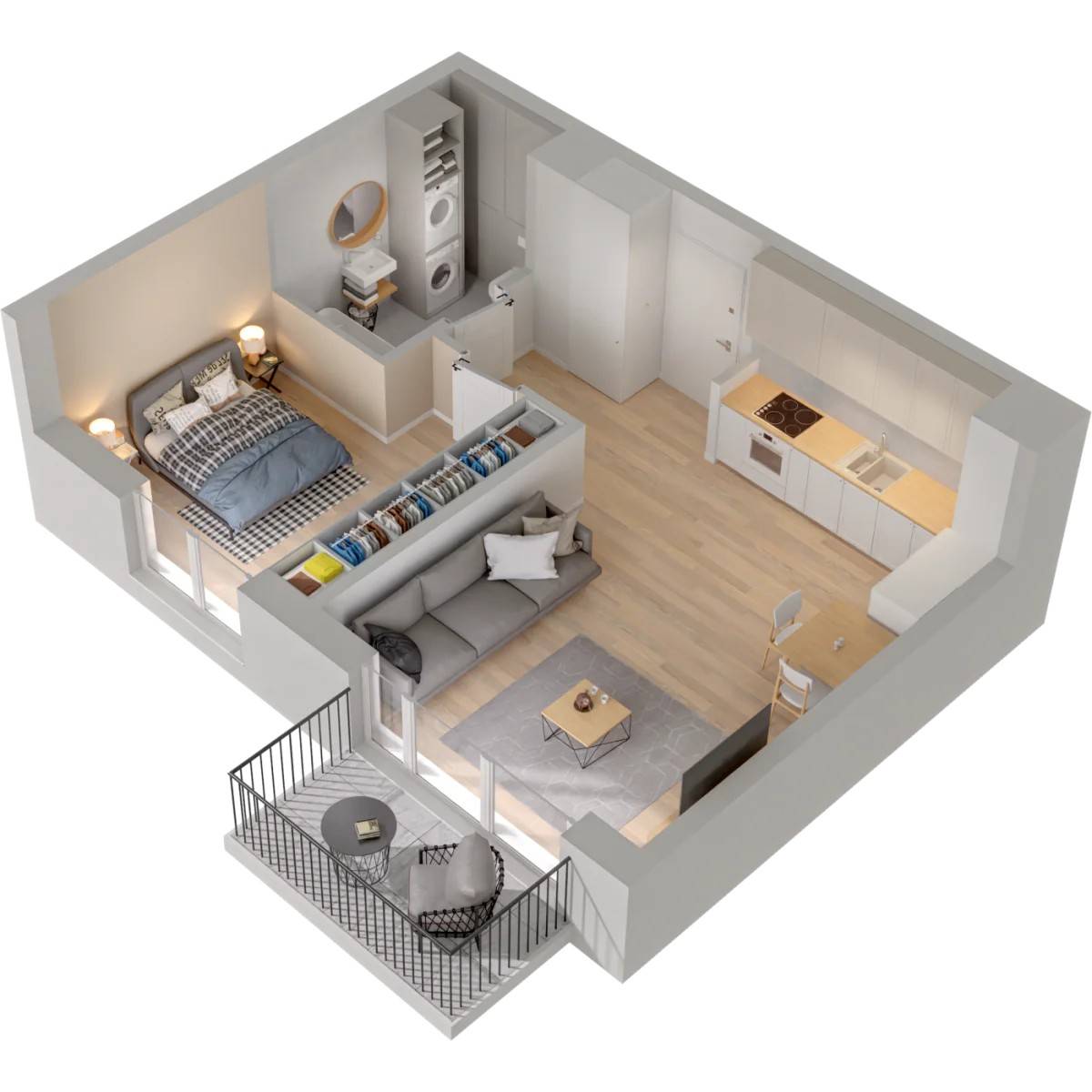 Welocity Wiczlino – inwestycja Hossa - lokal WW/B4/28, budynek B4