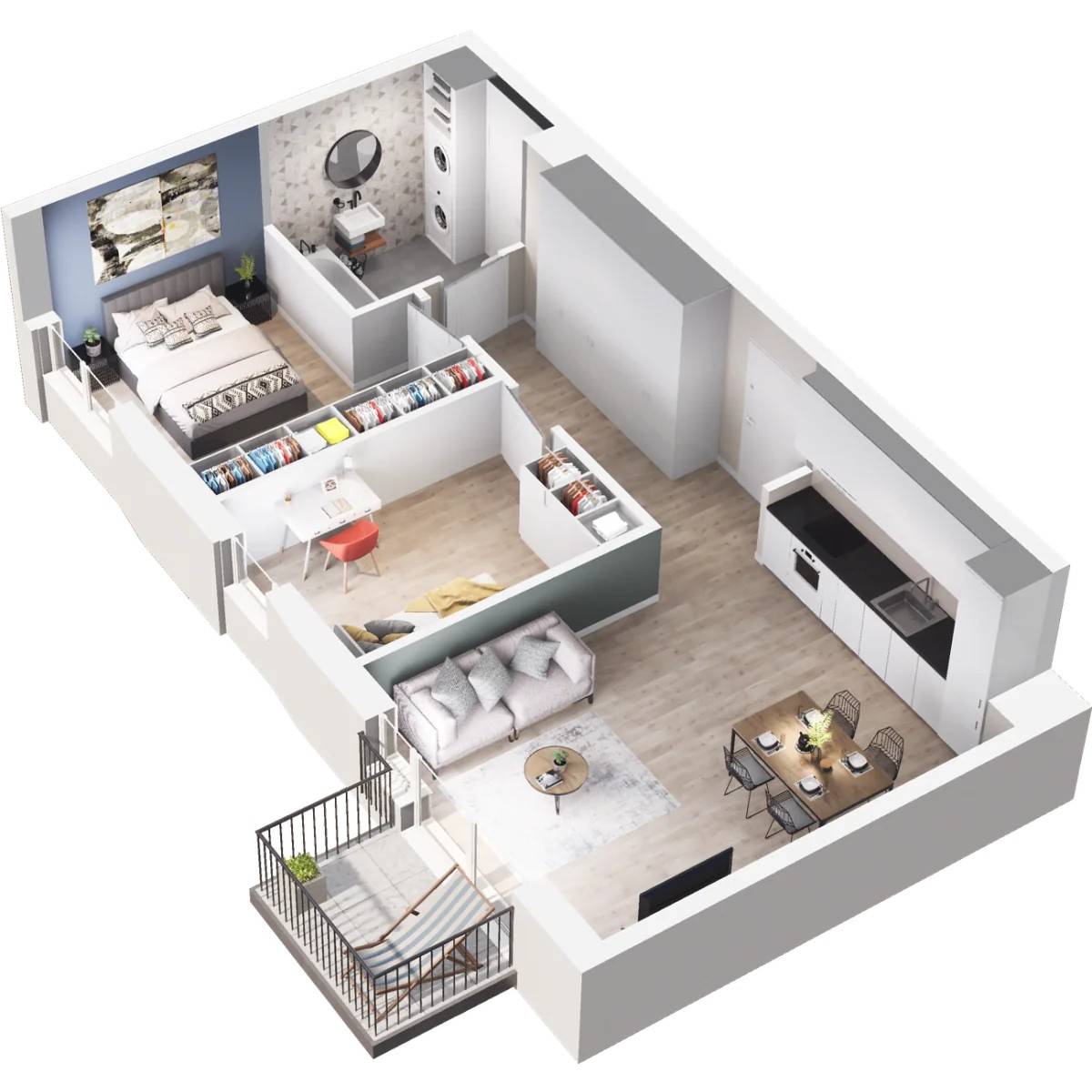 Welocity Wiczlino – inwestycja Hossa - lokal WW/B2/40, budynek B2