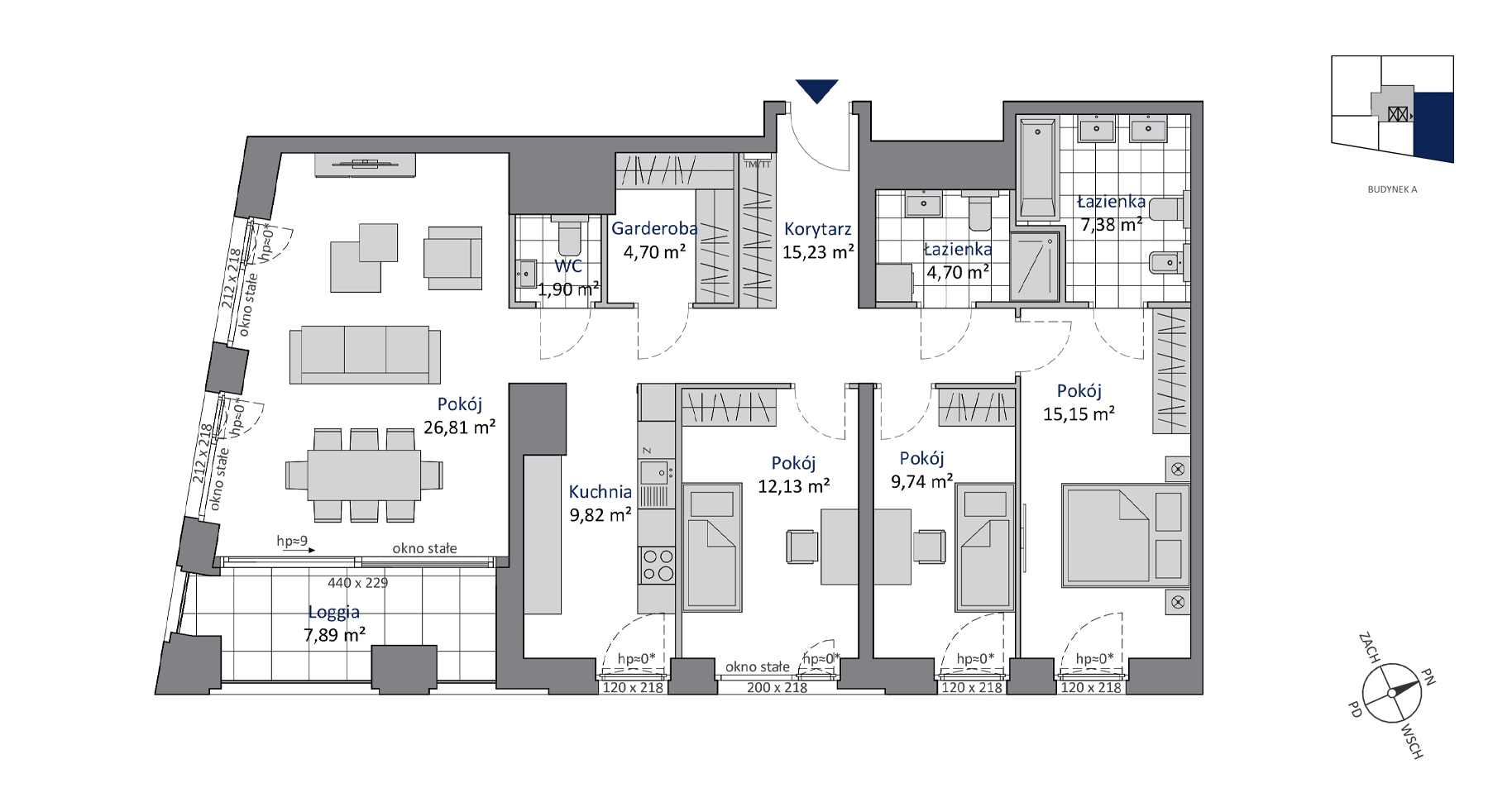 SKYCITY Gdynia – inwestycja Allcon - lokal A.14.2, budynek A