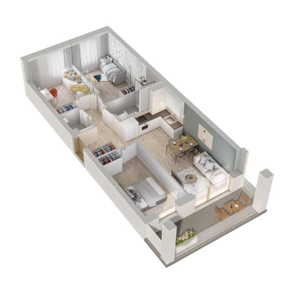 Sobola Biel – inwestycja Rutkowski Development - lokal M68, budynek A.9