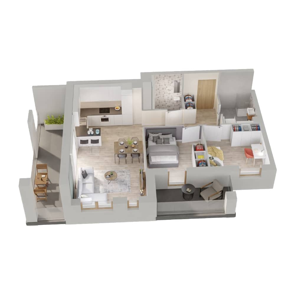 Sobola Biel – inwestycja Rutkowski Development - lokal M76, budynek A.9