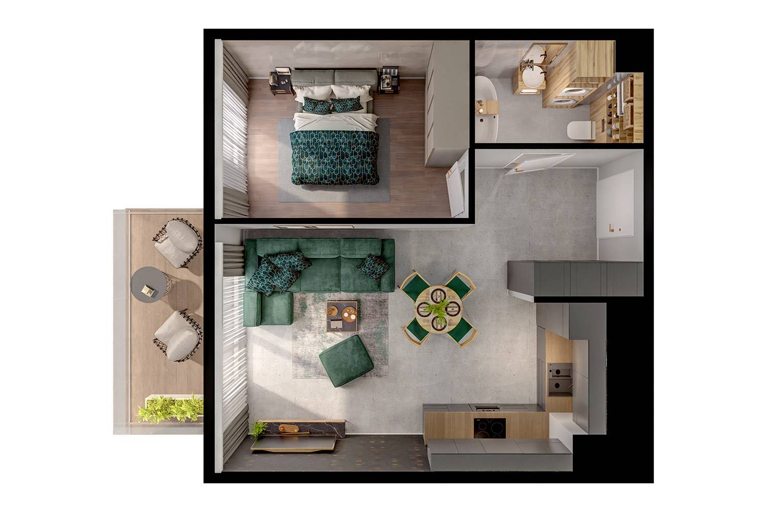 Modern House – inwestycja Rutkowski Development - lokal M25, budynek B1