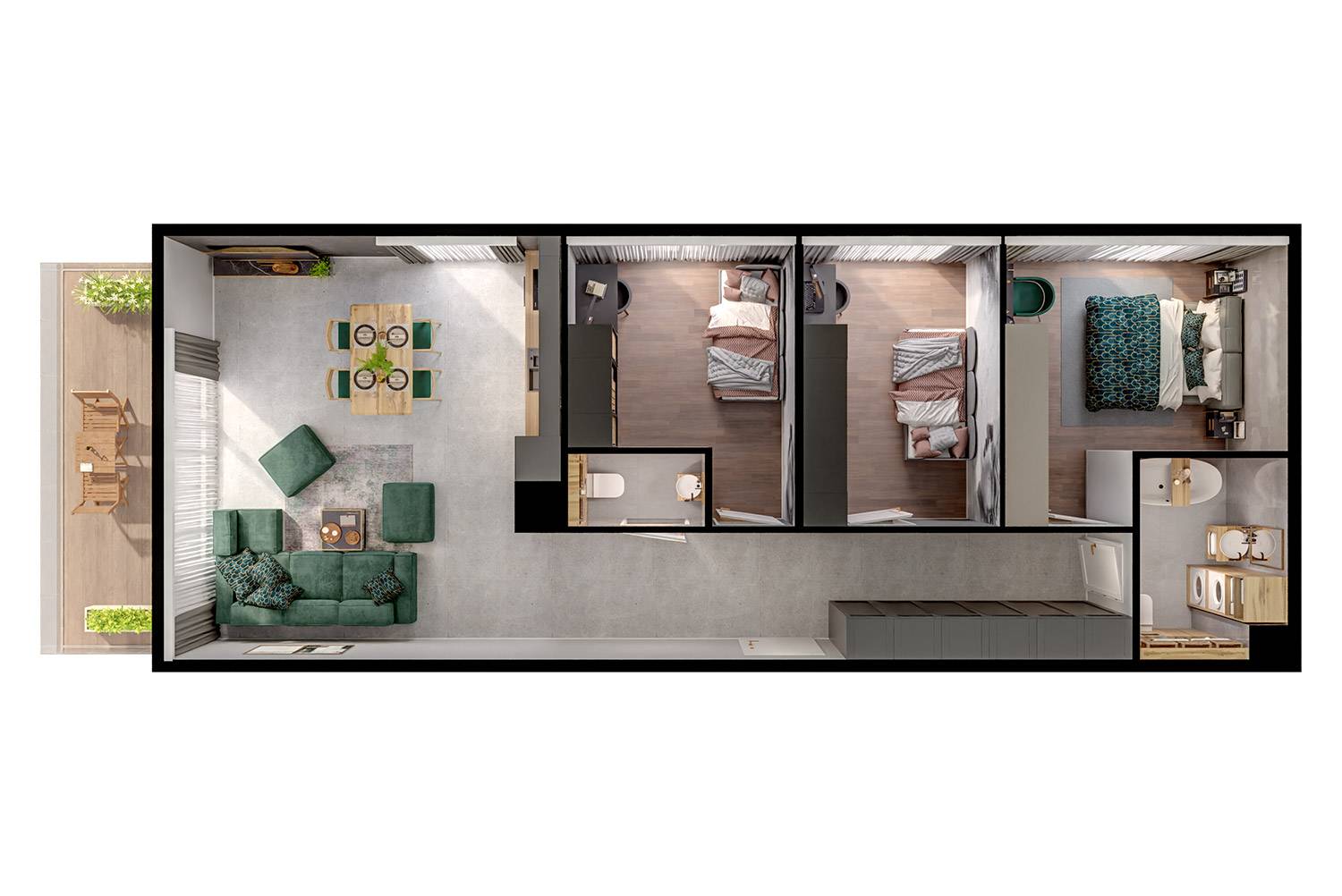 Modern House – inwestycja Rutkowski Development - lokal M39, budynek B1