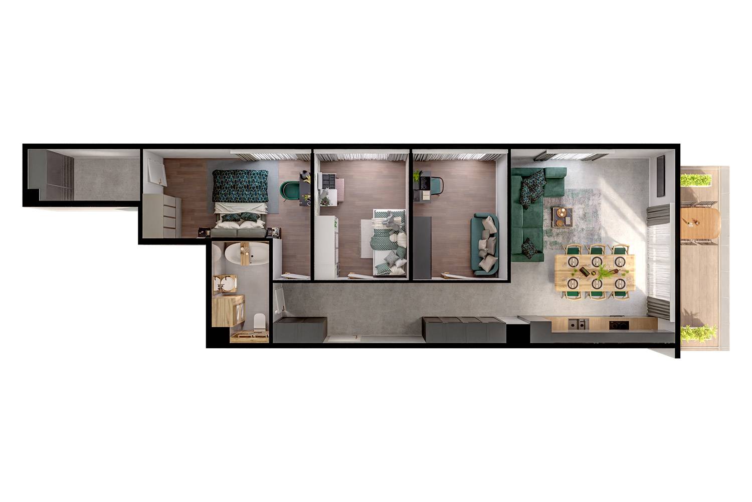 Modern House – inwestycja Rutkowski Development - lokal M45, budynek B1