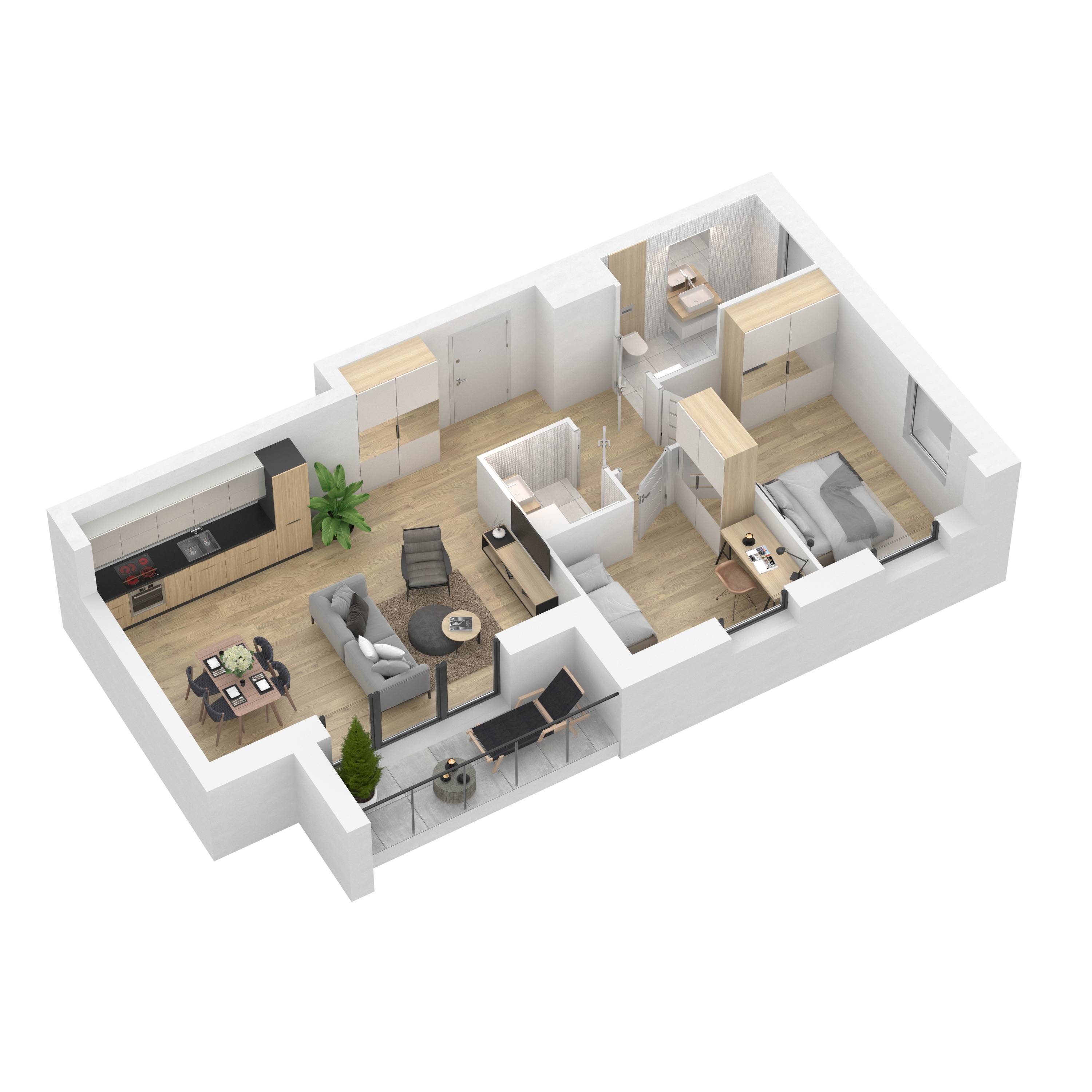 Aleja – inwestycja Rutkowski Development - lokal M98, budynek A