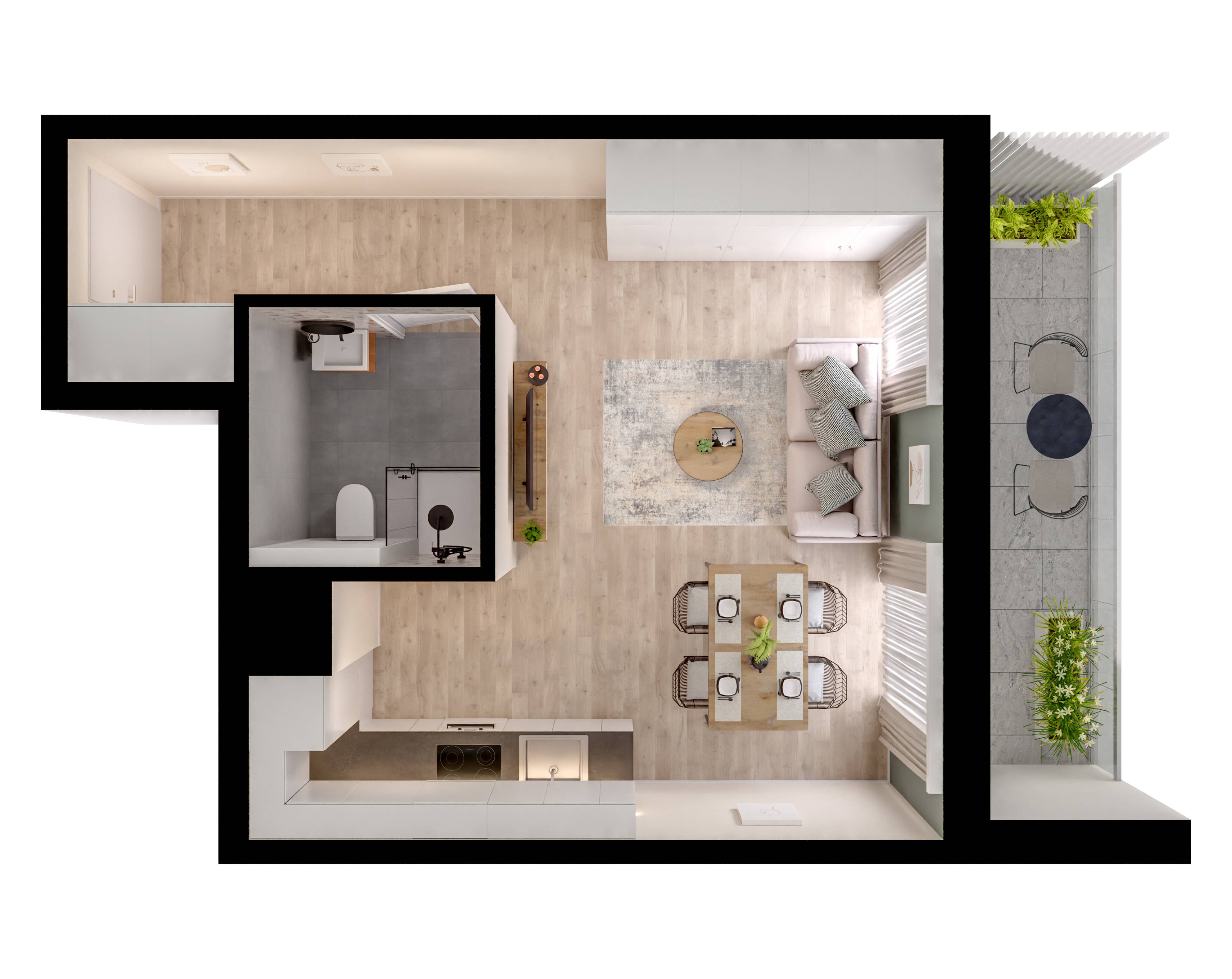 Unikat Apartamenty – inwestycja Rutkowski Development - lokal M2, budynek F