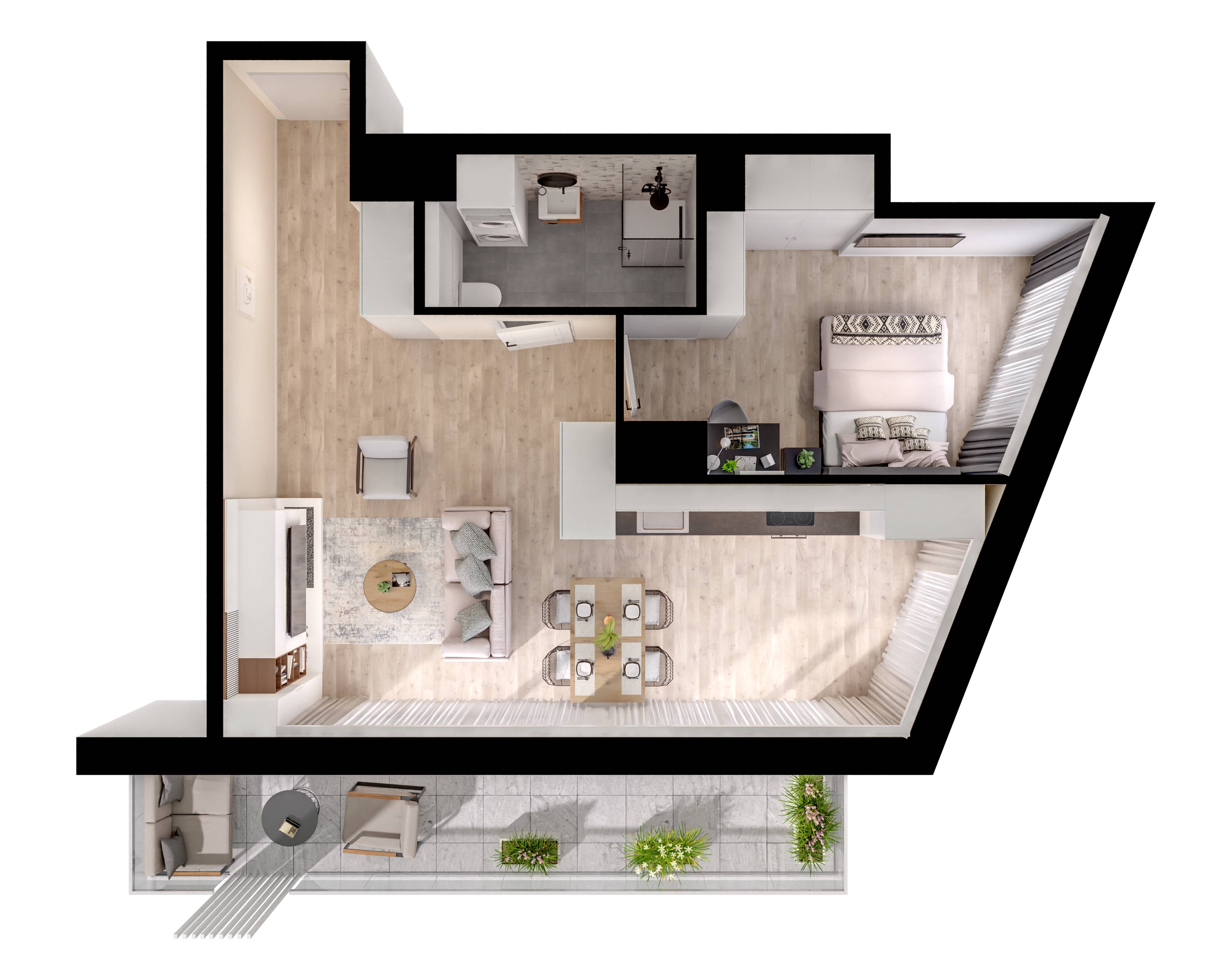 Unikat Apartamenty – inwestycja Rutkowski Development - lokal M46, budynek D