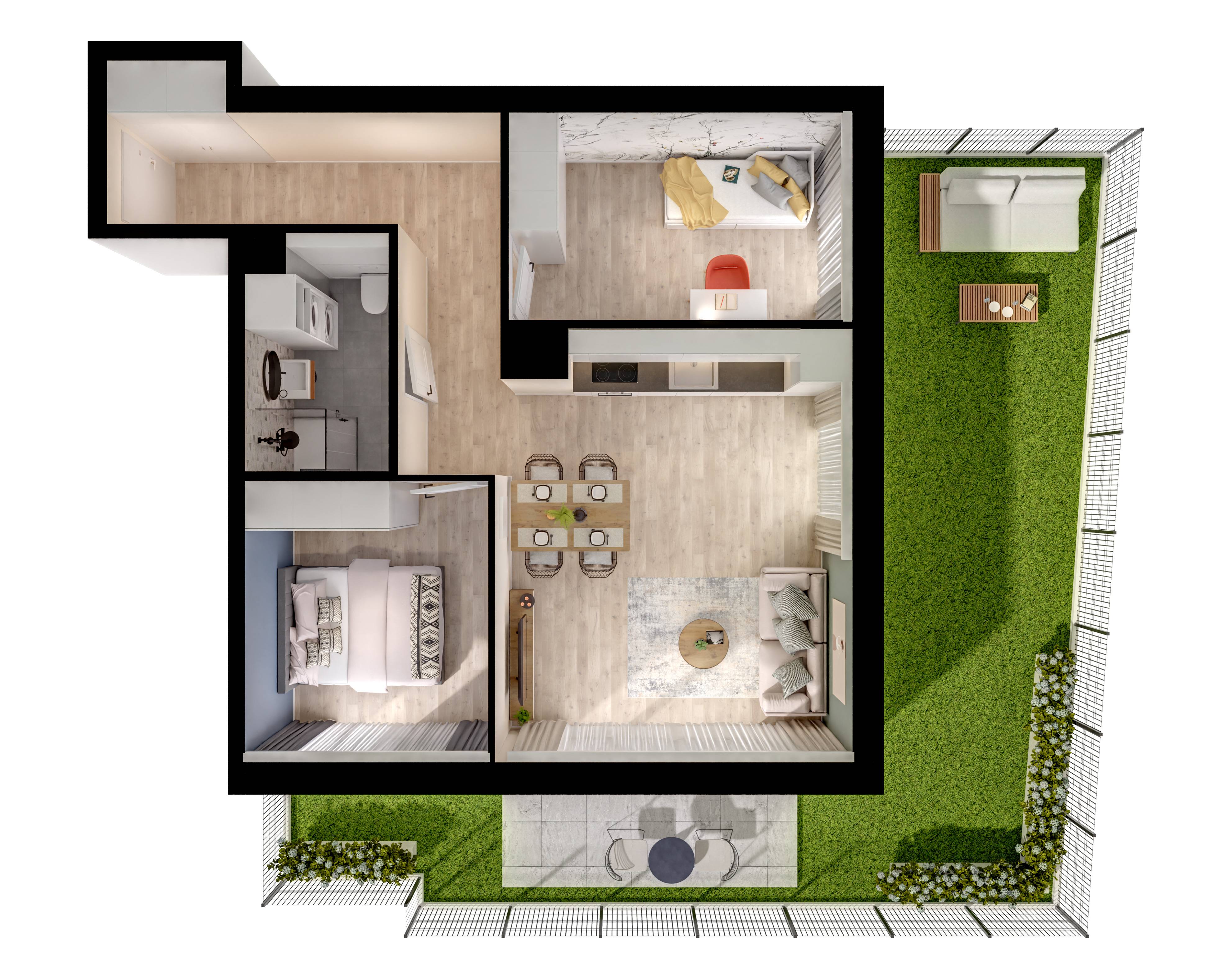 Unikat Apartamenty – inwestycja Rutkowski Development - lokal M3, budynek F