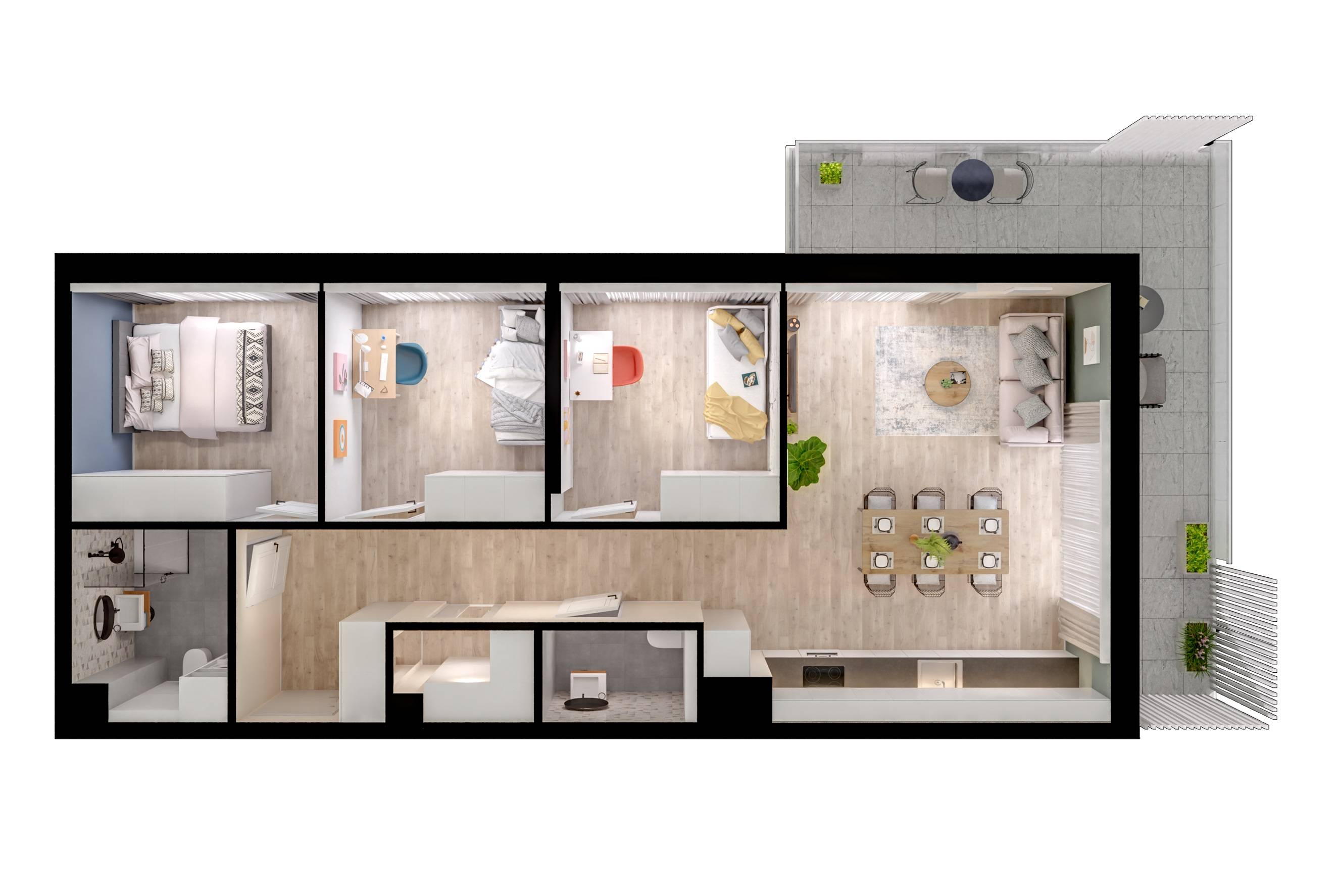 Unikat Apartamenty – inwestycja Rutkowski Development - lokal M11, budynek F