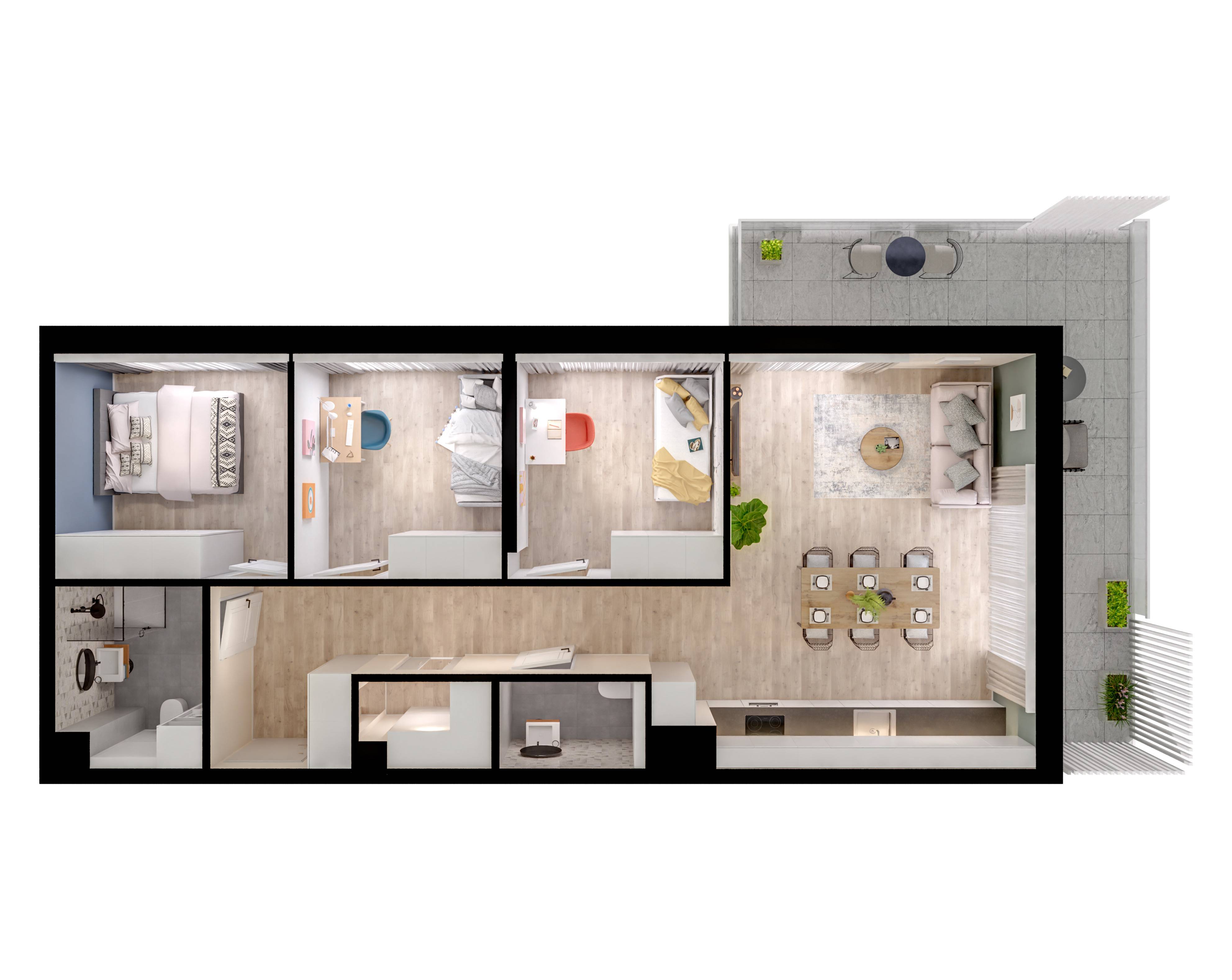 Unikat Apartamenty – inwestycja Rutkowski Development - lokal M18, budynek F