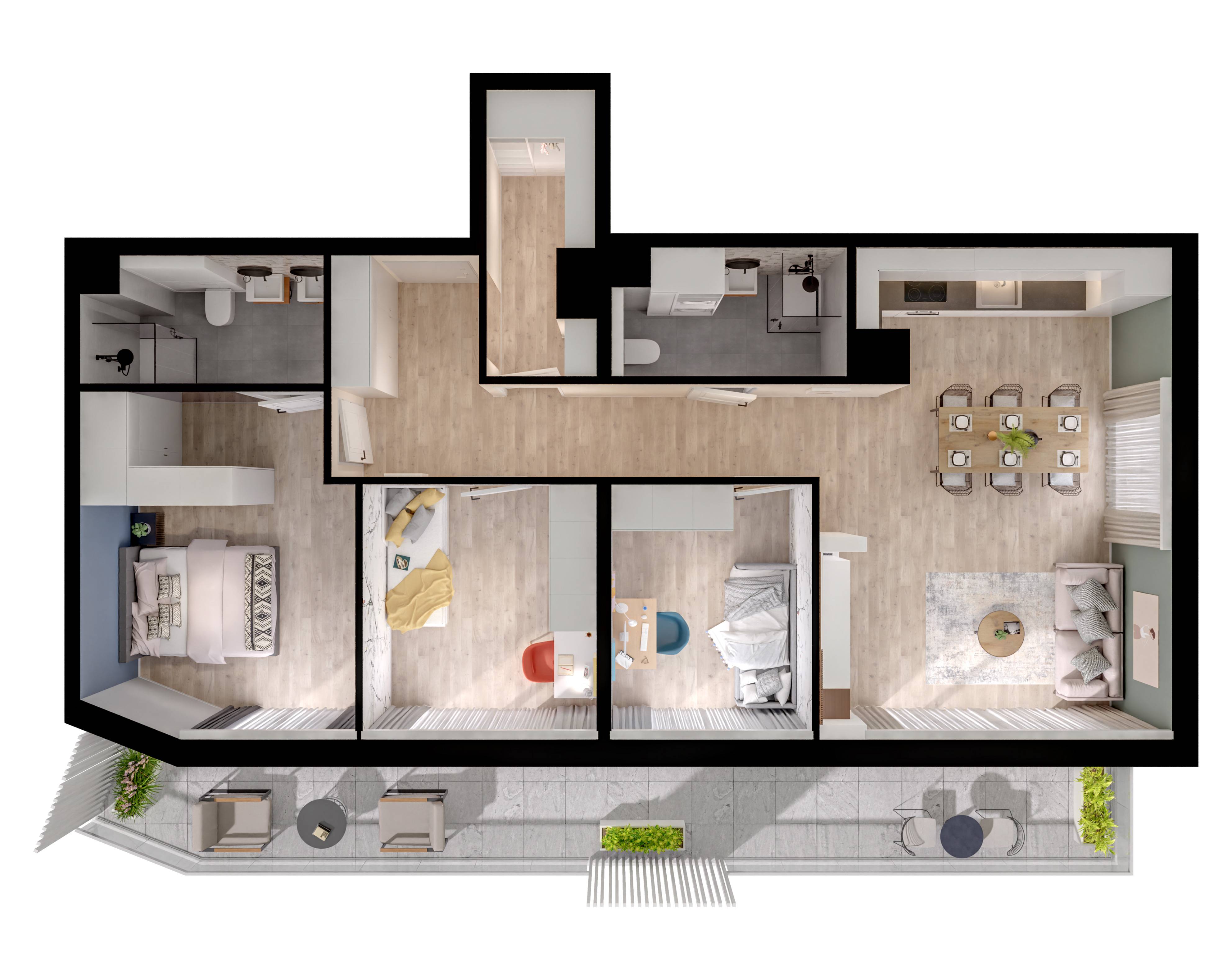 Unikat Apartamenty – inwestycja Rutkowski Development - lokal M20, budynek F