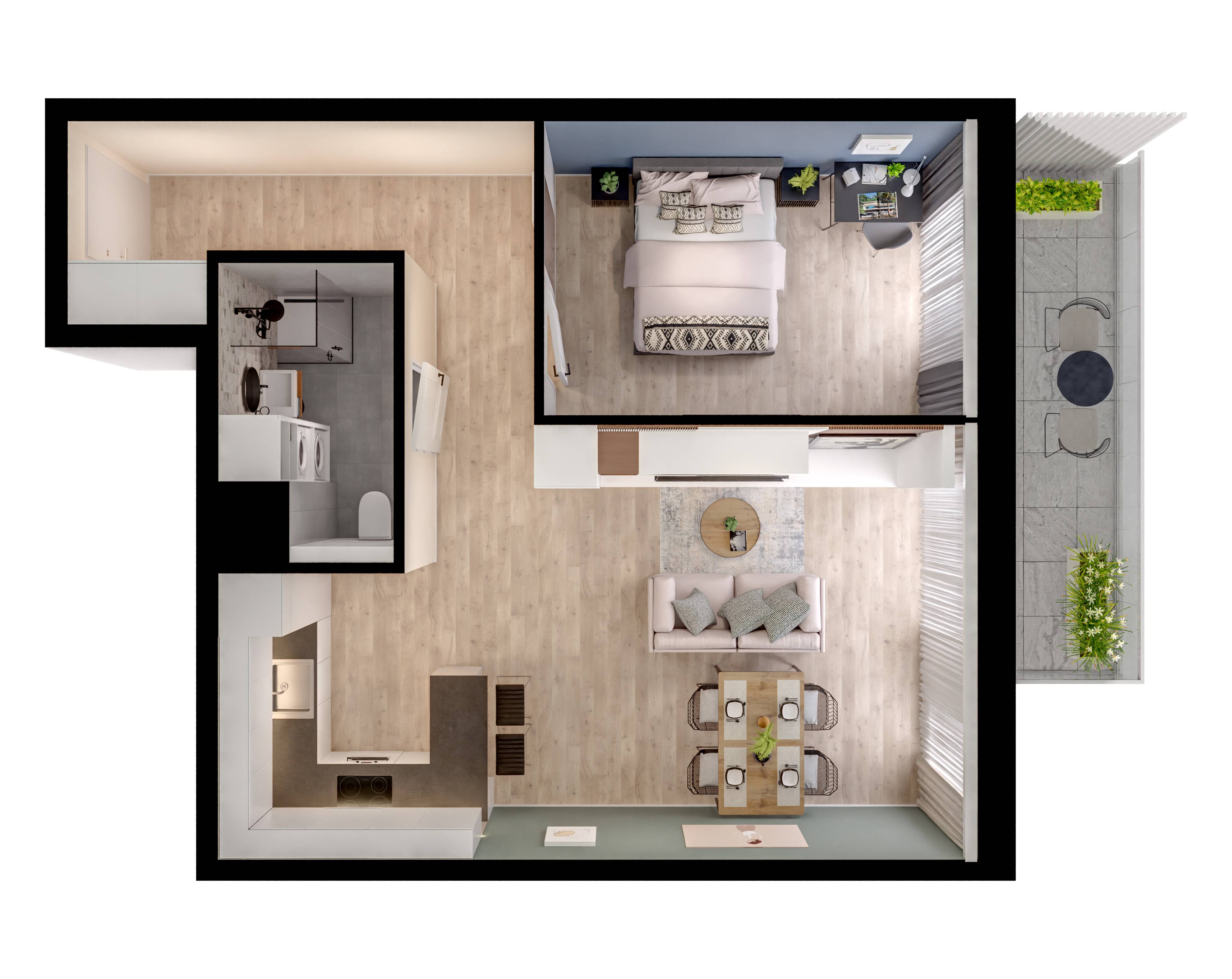 Unikat Apartamenty – inwestycja Rutkowski Development - lokal M25, budynek F