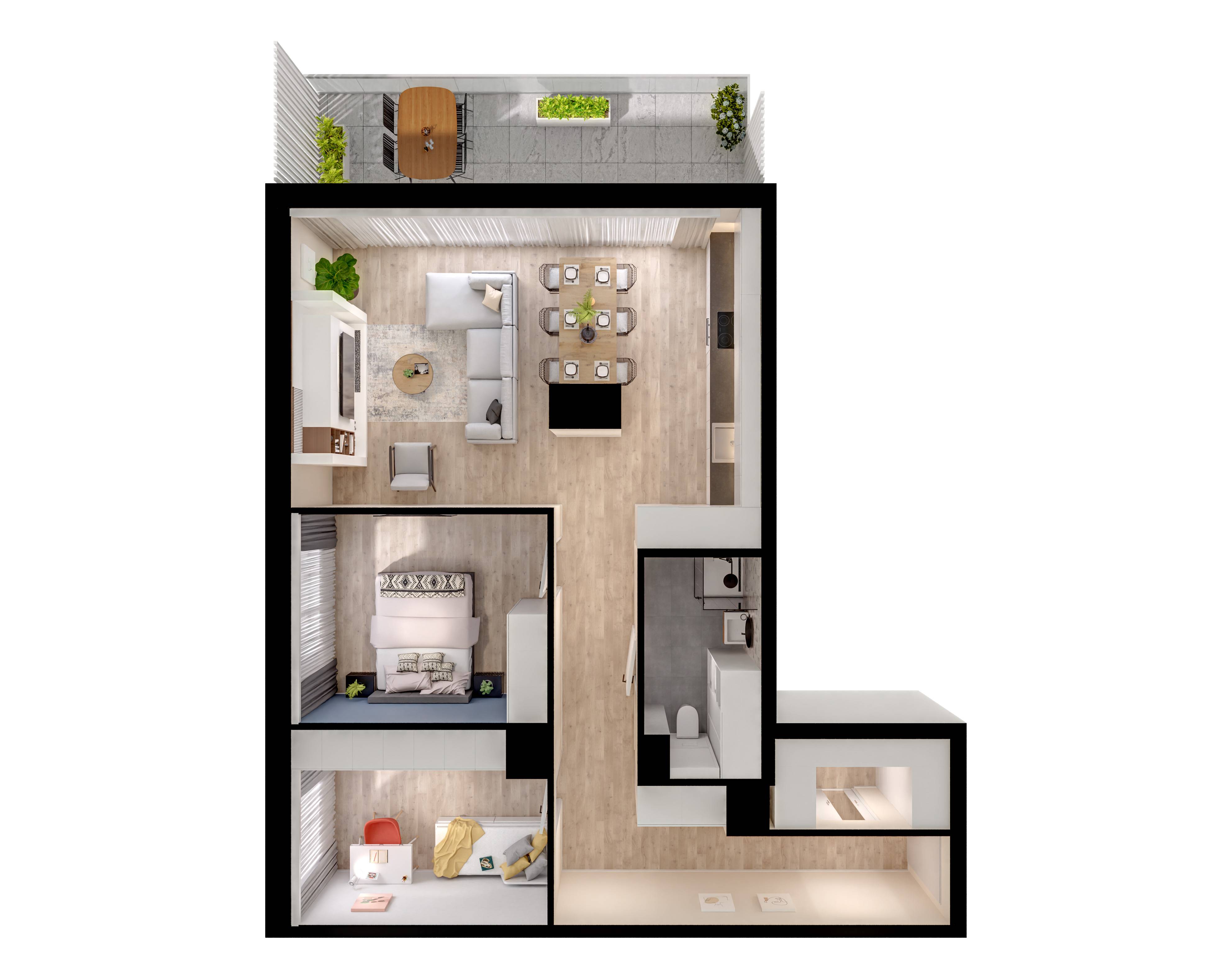 Unikat Apartamenty – inwestycja Rutkowski Development - lokal M33, budynek F