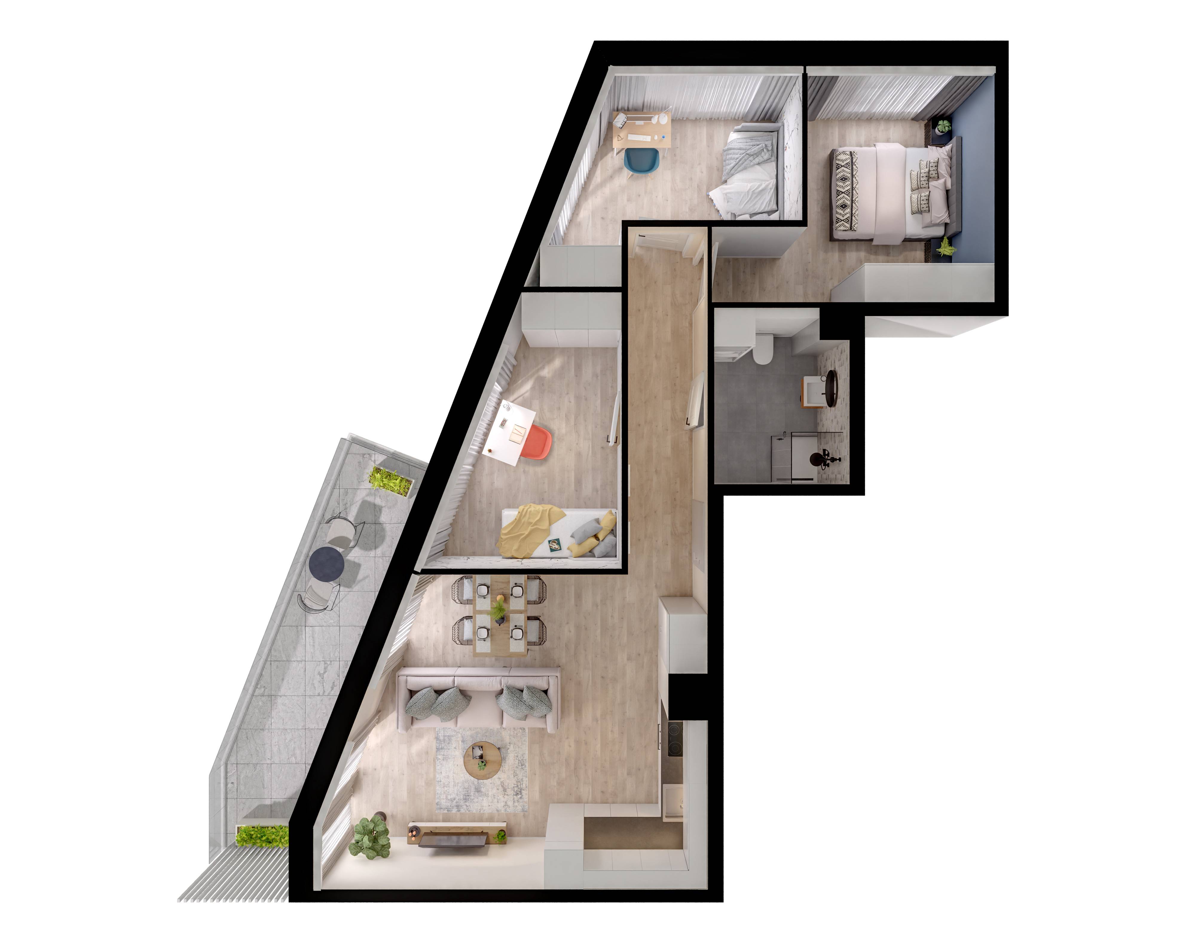 Unikat Apartamenty – inwestycja Rutkowski Development - lokal M16, budynek E