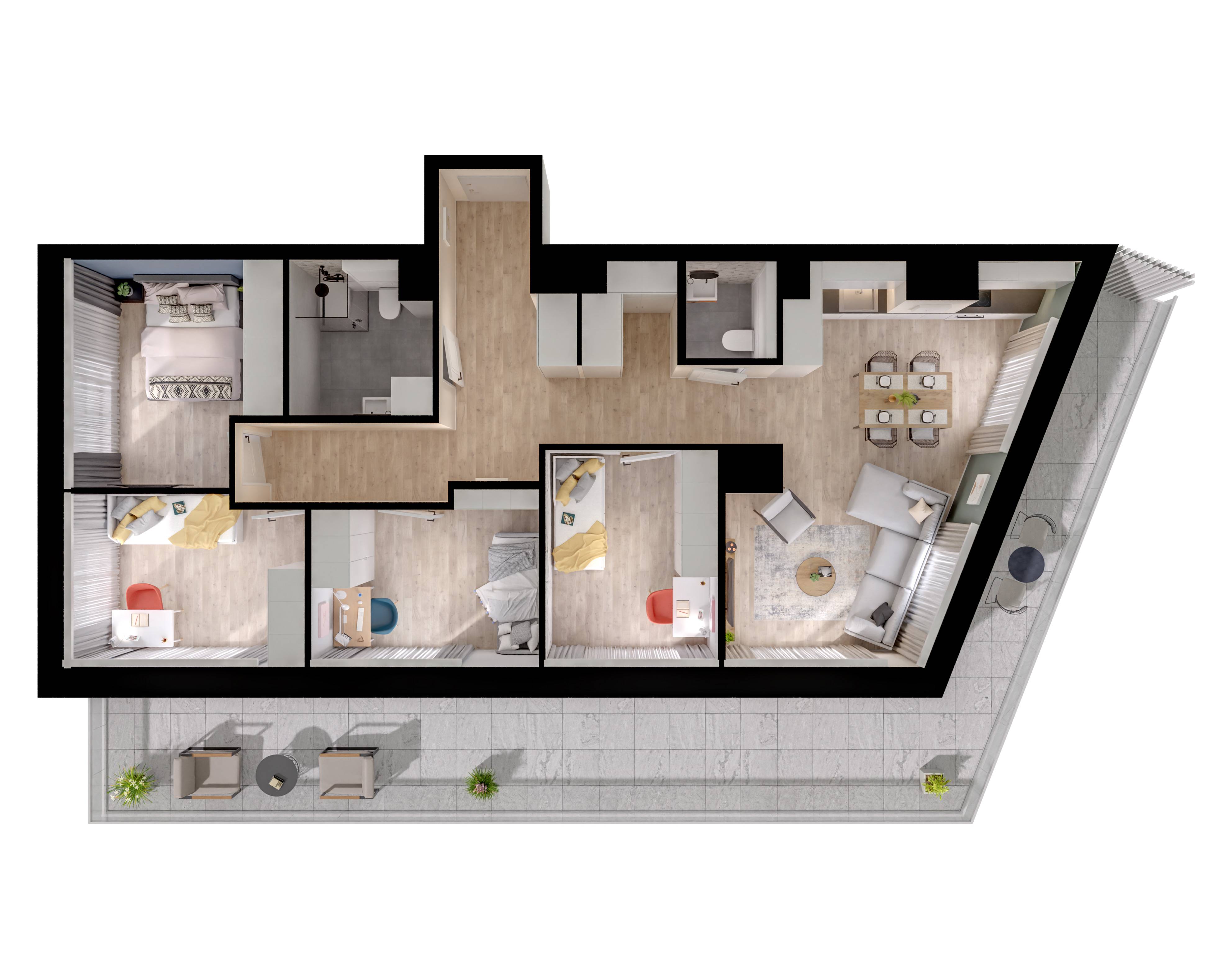 Unikat Apartamenty – inwestycja Rutkowski Development - lokal M23, budynek D