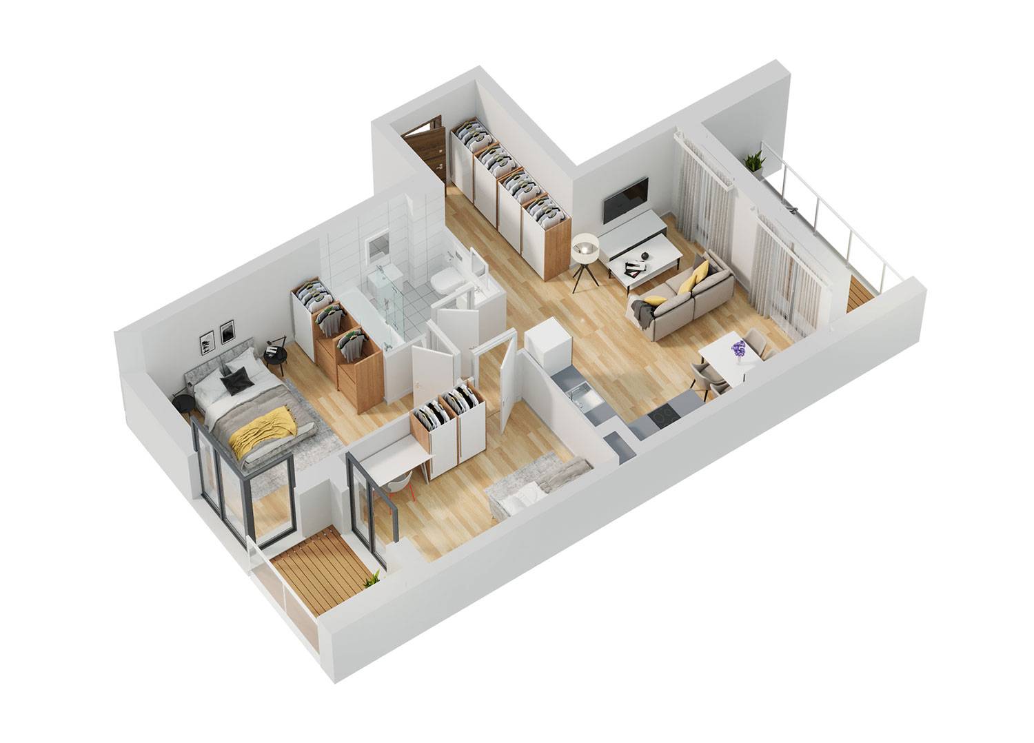 Wave – inwestycja Rutkowski Development - lokal M105, budynek I