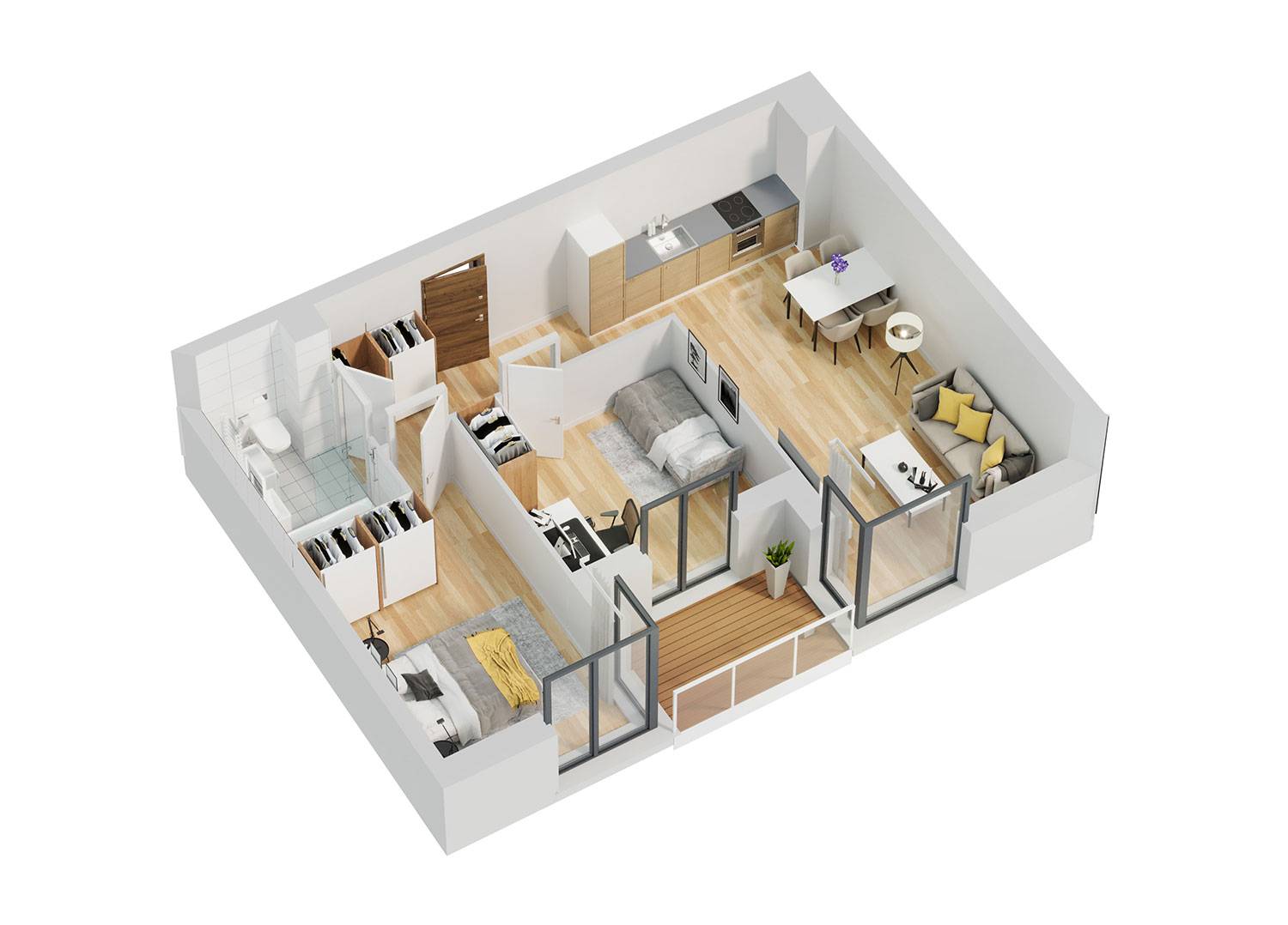 Wave – inwestycja Rutkowski Development - lokal M107, budynek I