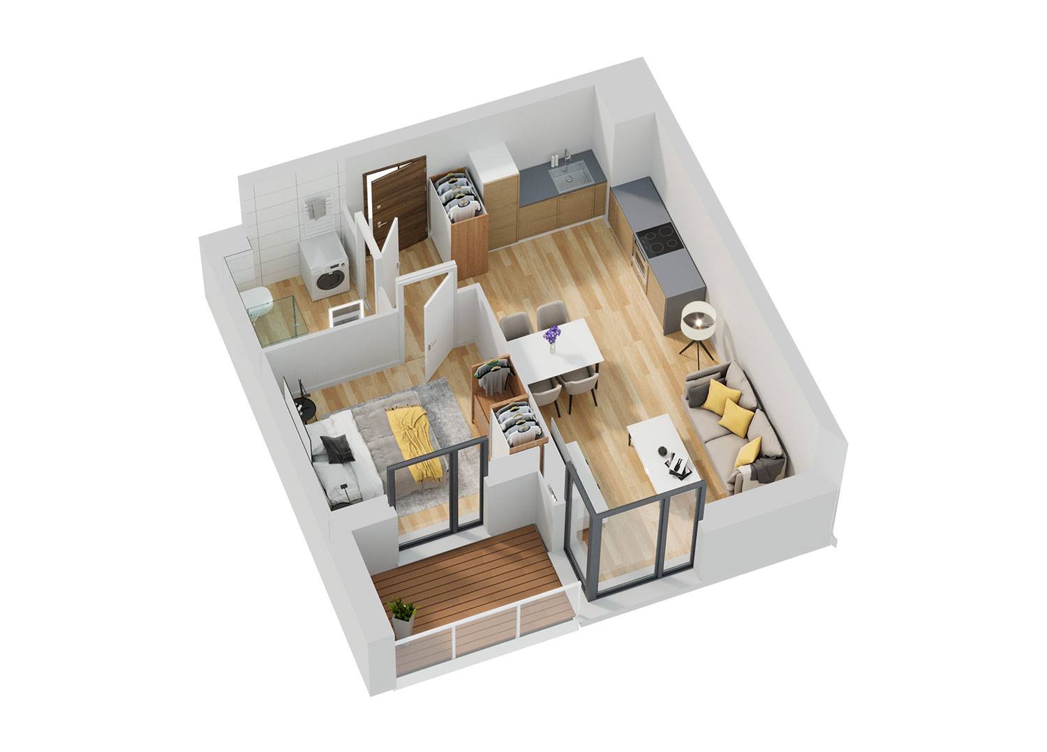 Wave – inwestycja Rutkowski Development - lokal M119, budynek I