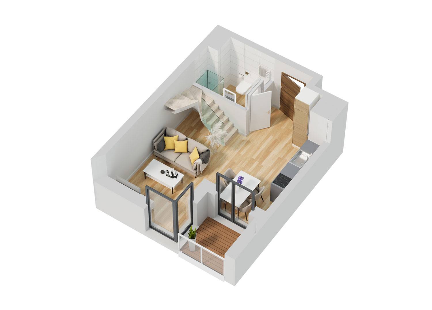 Wave – inwestycja Rutkowski Development - lokal M128, budynek I