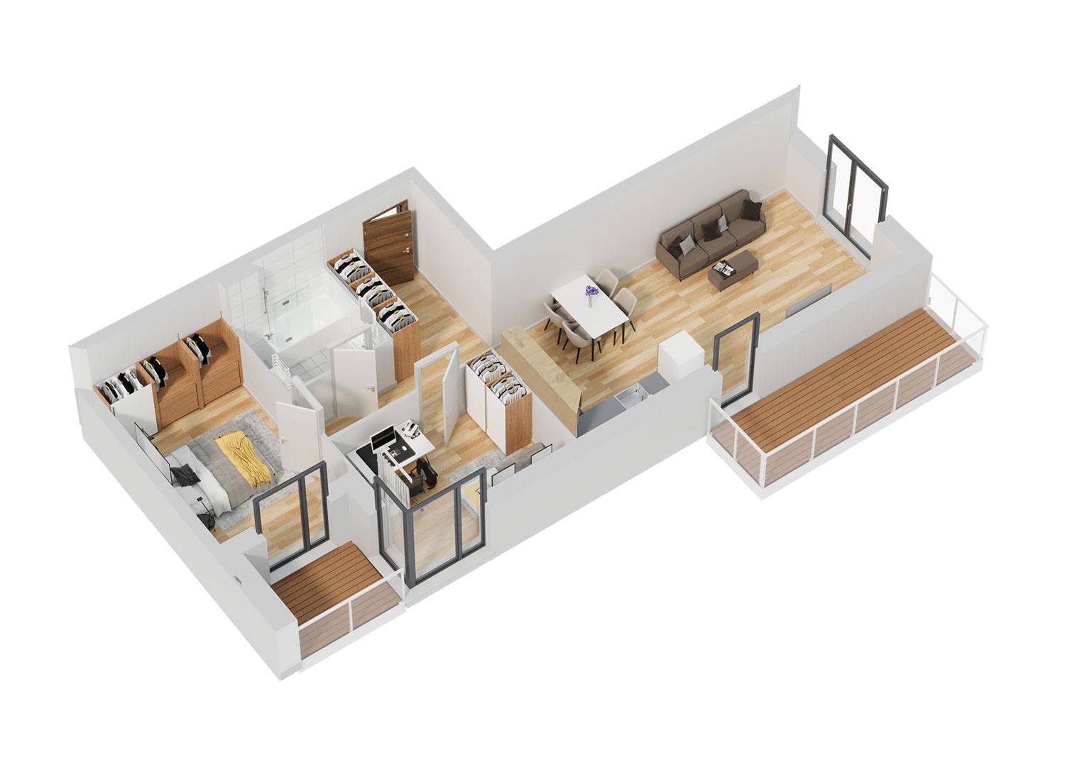 Wave – inwestycja Rutkowski Development - lokal M70, budynek II