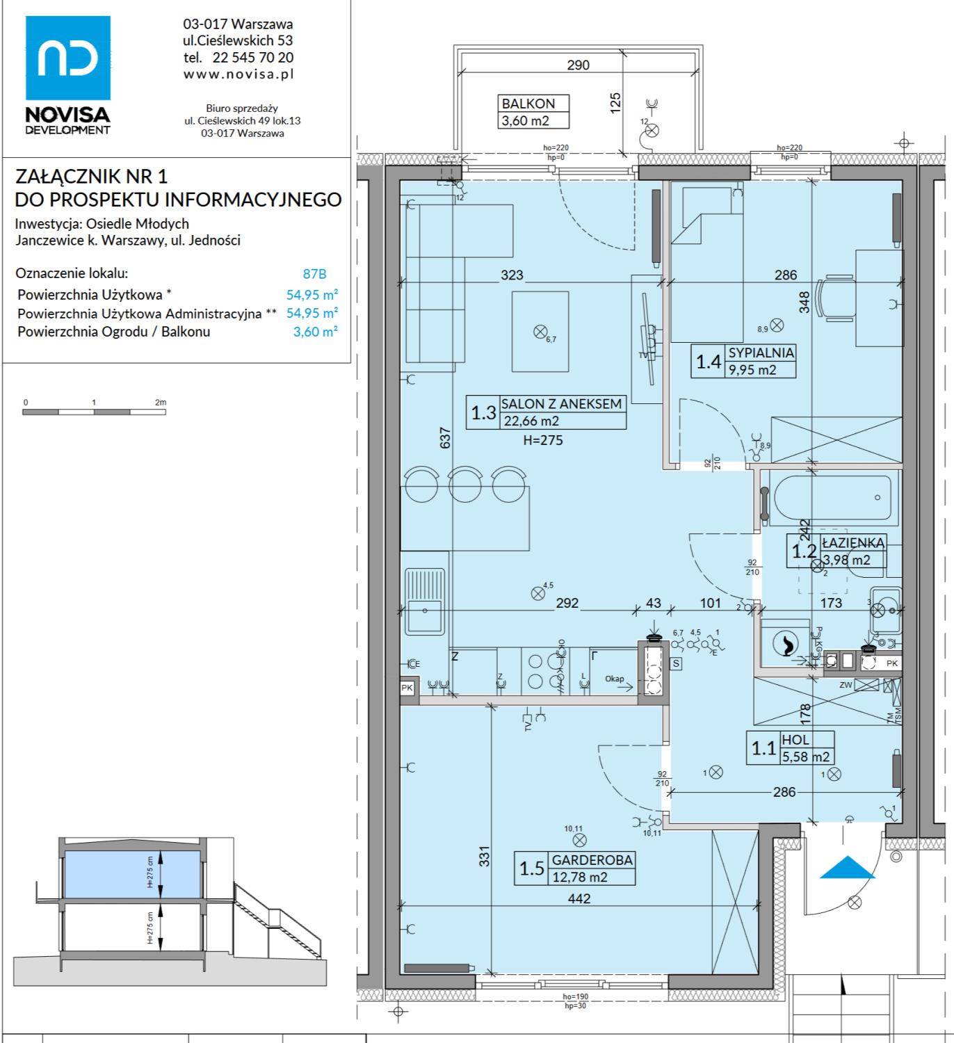 Osiedle Młodych – inwestycja Novisa Development - lokal 87B