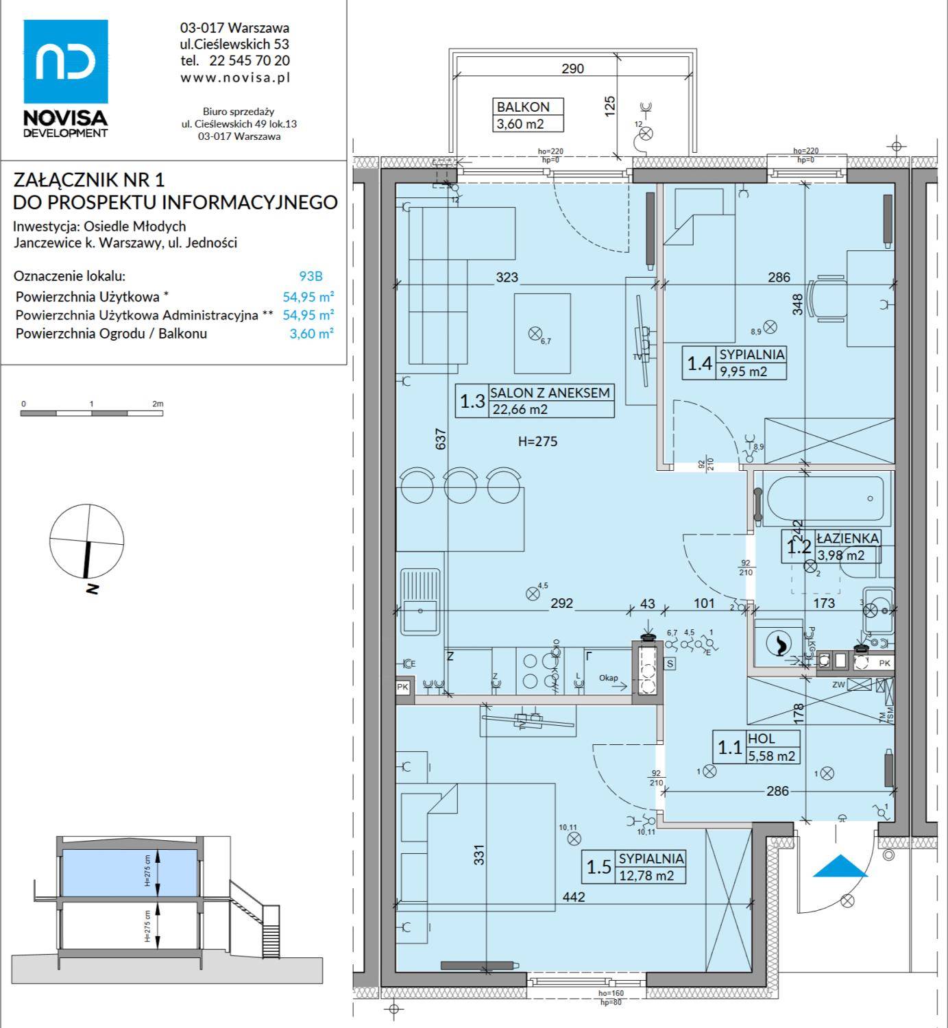 Osiedle Młodych – inwestycja Novisa Development - lokal 93B