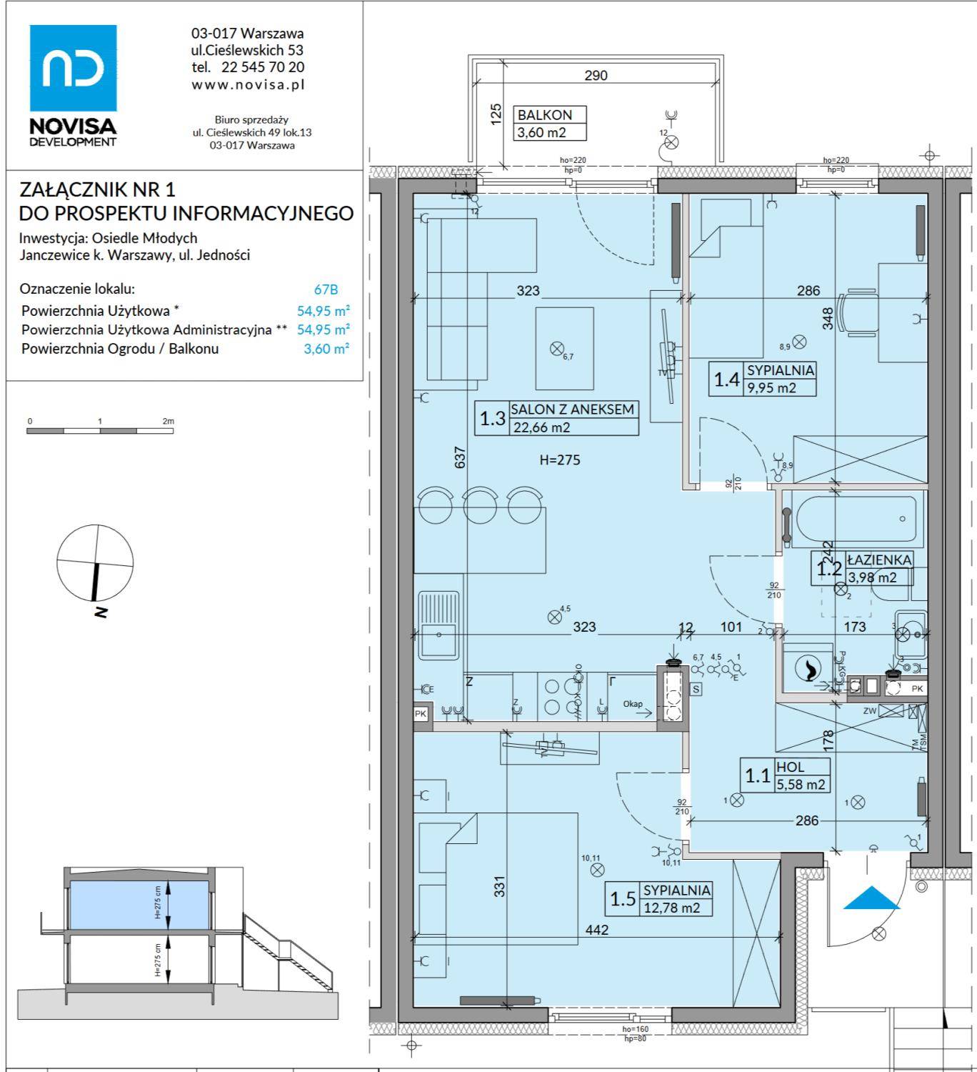 Osiedle Młodych – inwestycja Novisa Development - lokal 67B