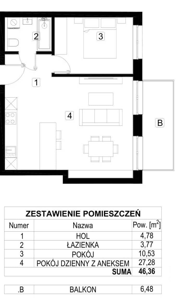 Mieszkania na sprzedaż Bogucice Katowice - lokal 17