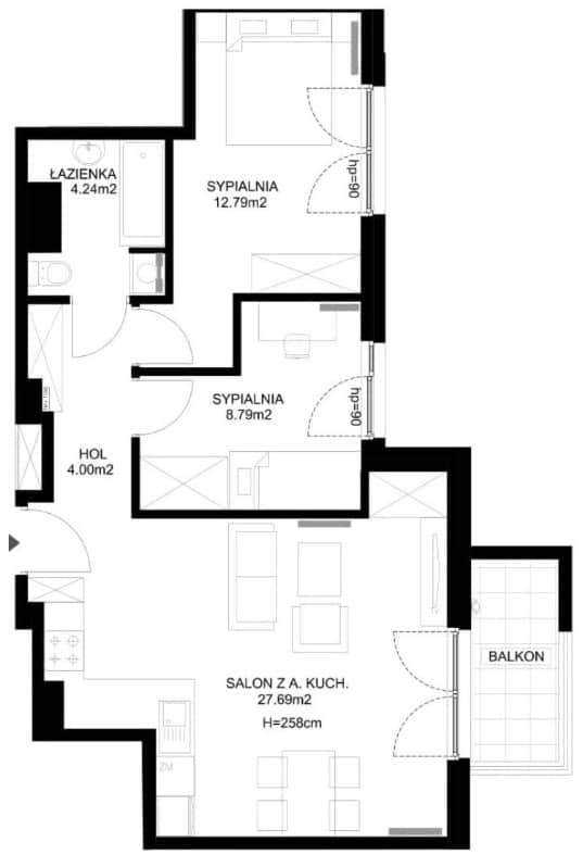 Kameralny Ruczaj – inwestycja Activ Investment - lokal 32, budynek B