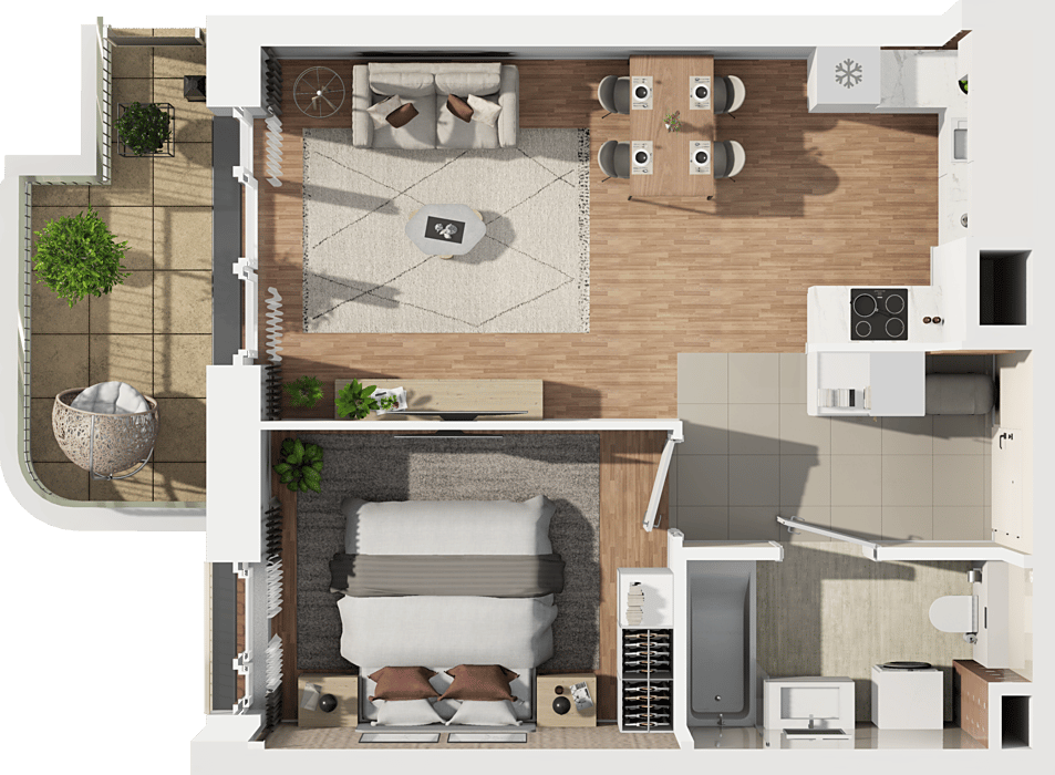 Osiedle Omulewska – inwestycja Unidevelopment - lokal 24B/85, budynek 24B