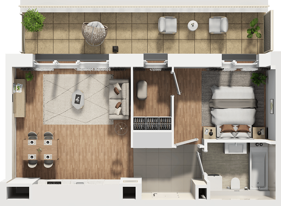Osiedle Omulewska – inwestycja Unidevelopment - lokal 24B/135, budynek 24B