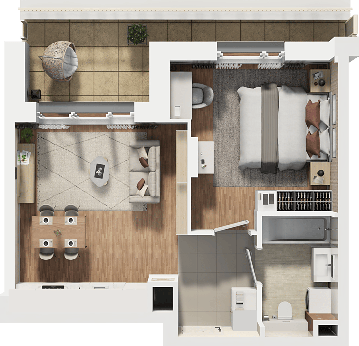 Osiedle Omulewska – inwestycja Unidevelopment - lokal 24A/33, budynek 24A