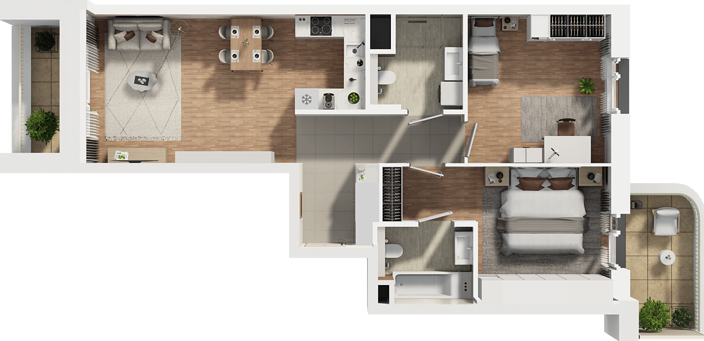Osiedle Omulewska – inwestycja Unidevelopment - lokal 24A/41, budynek 24A