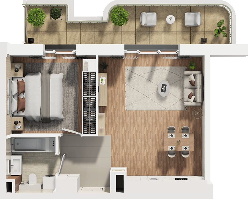 Osiedle Omulewska – inwestycja Unidevelopment - lokal 24A/42, budynek 24A