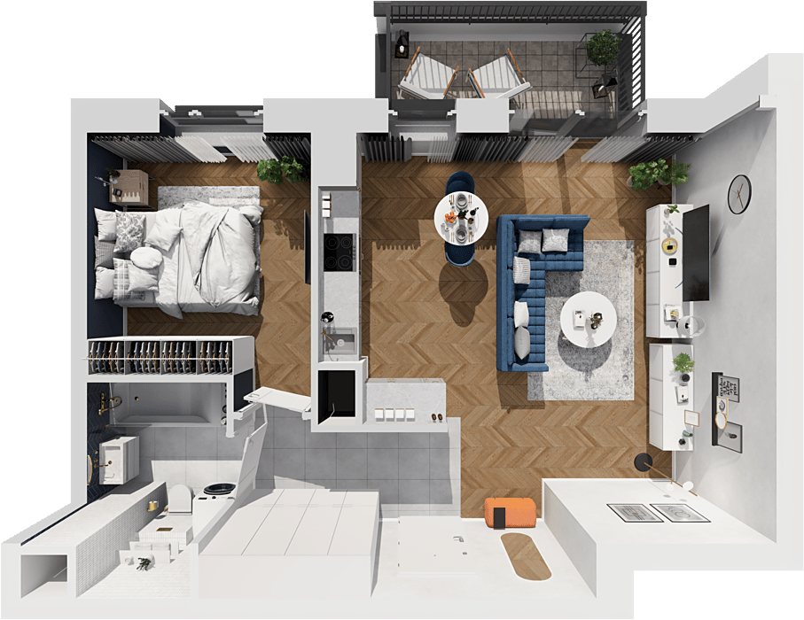 Osiedle Idea Aquarius - lokal 6B/108, budynek 6B