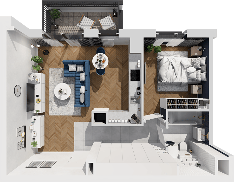Osiedle Idea Aquarius - lokal 6B/109, budynek 6B