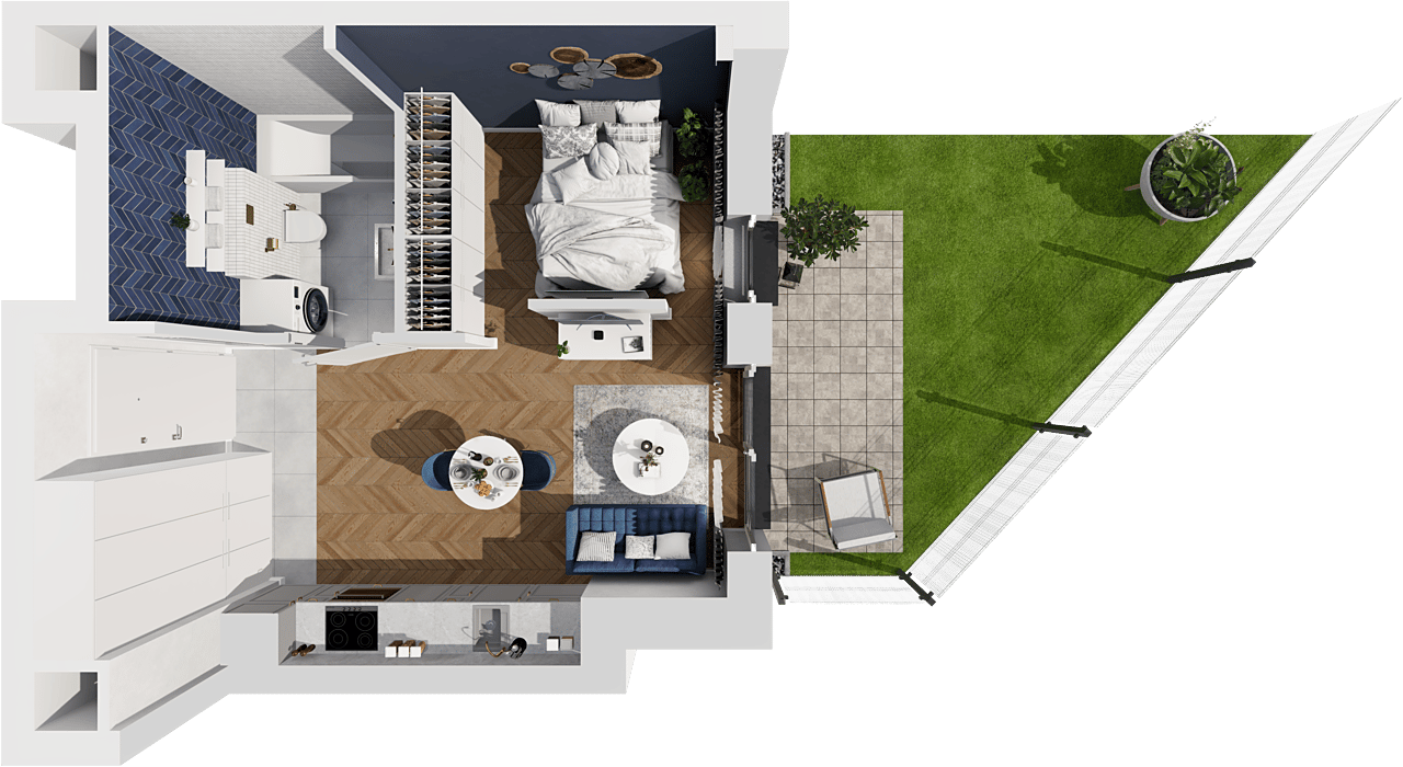 Osiedle Idea Aquarius - lokal 6B/118, budynek 6B