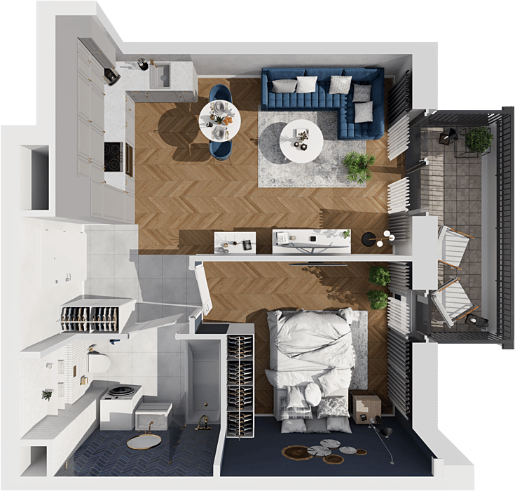Osiedle Idea Aquarius - lokal 6B/121, budynek 6B