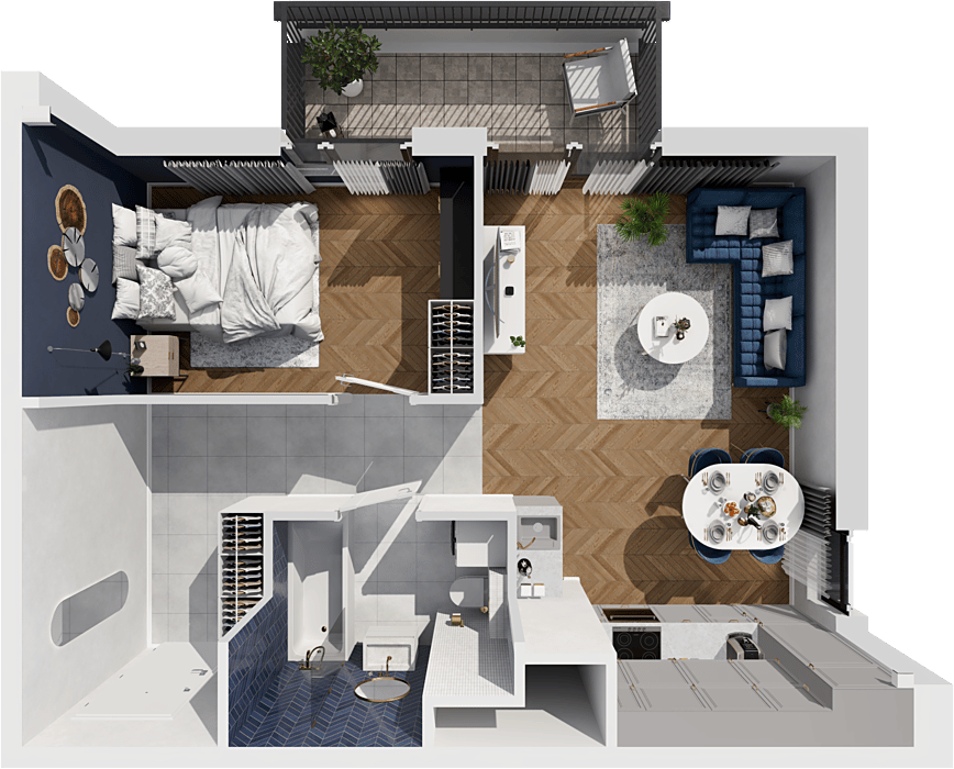 Osiedle Idea Aquarius - lokal 6A/24, budynek 6A