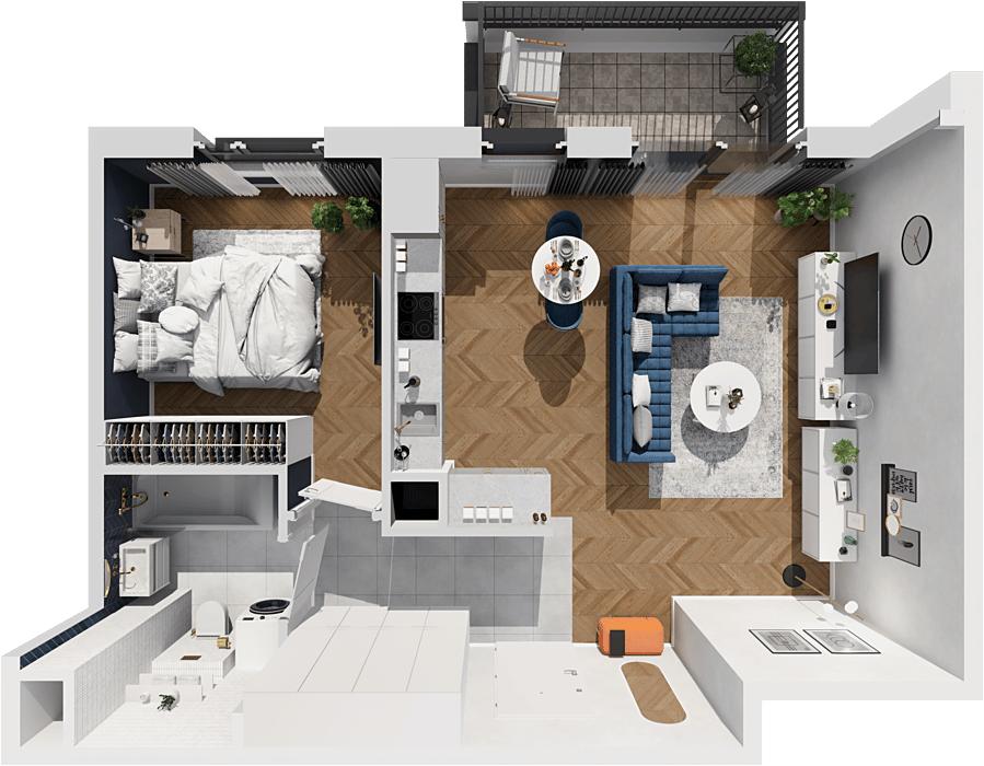 Osiedle Idea Aquarius - lokal 6A/30, budynek 6A