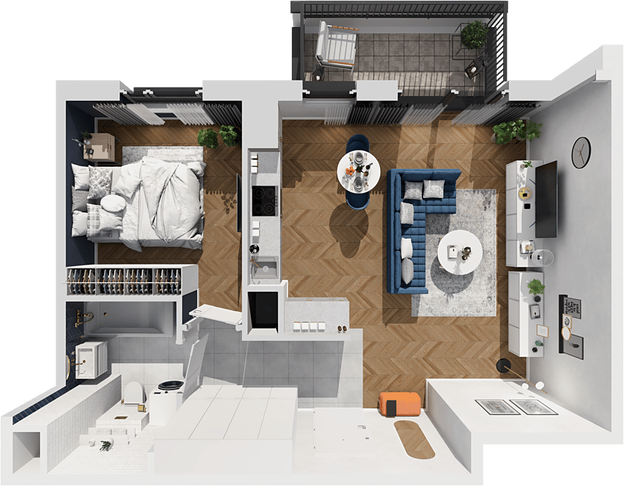 Osiedle Idea Aquarius - lokal 6A/42, budynek 6A