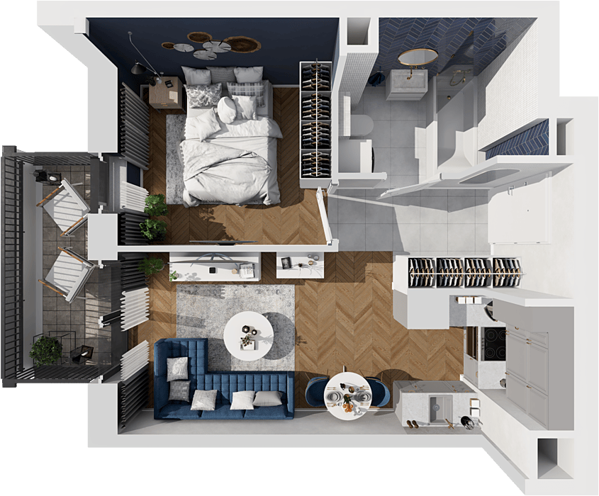 Osiedle Idea Aquarius - lokal 6B/87, budynek 6B