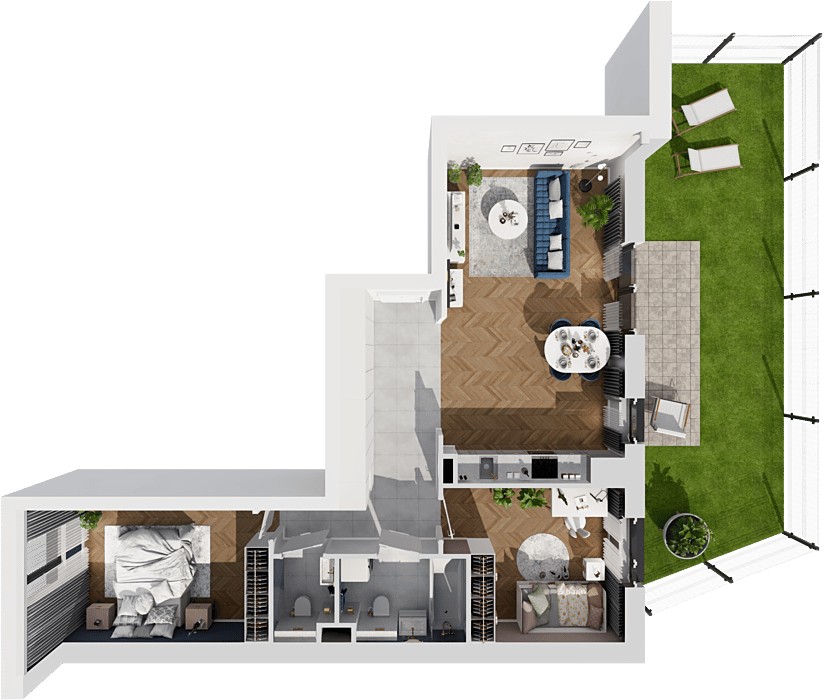 Osiedle Idea Aquarius - lokal 6B/96, budynek 6B