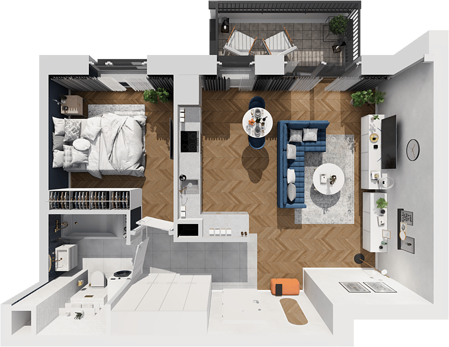 Osiedle Idea Aquarius - lokal 6B/100, budynek 6B