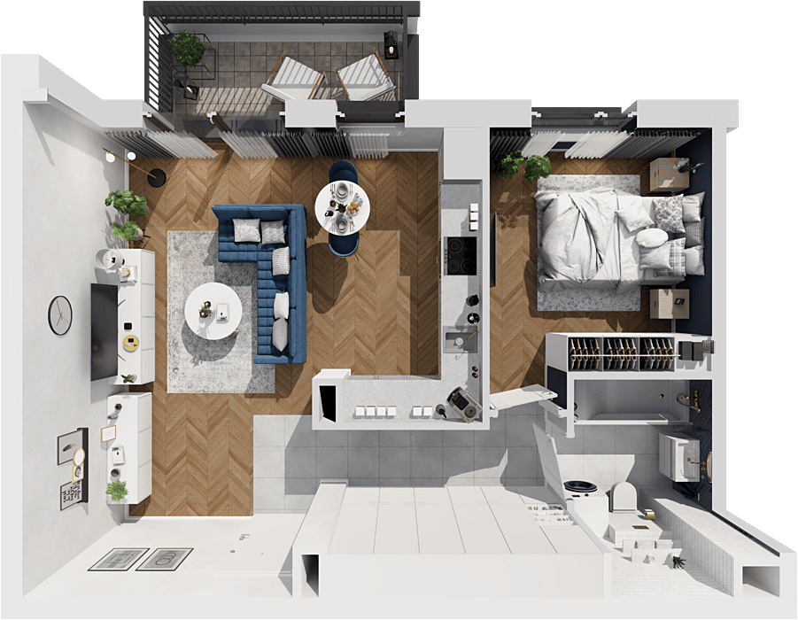 Osiedle Idea Aquarius - lokal 6B/101, budynek 6B